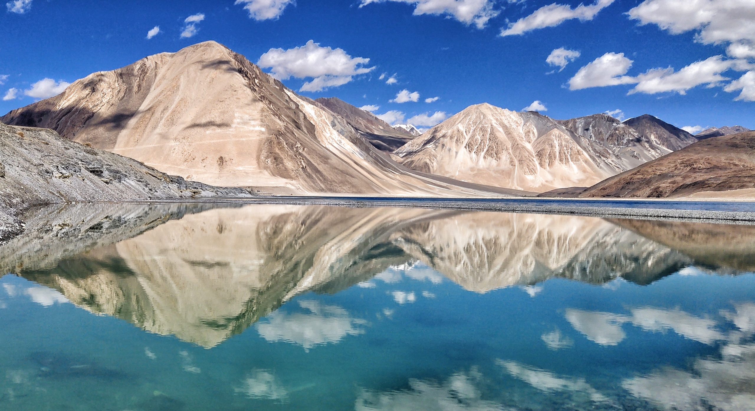 Pangong Tso in Himalayas