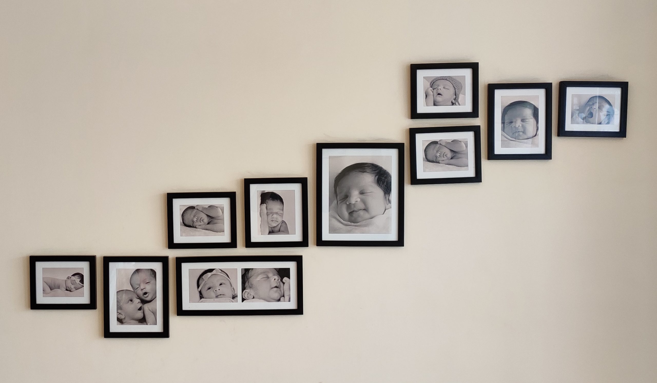 Photo frames of baby