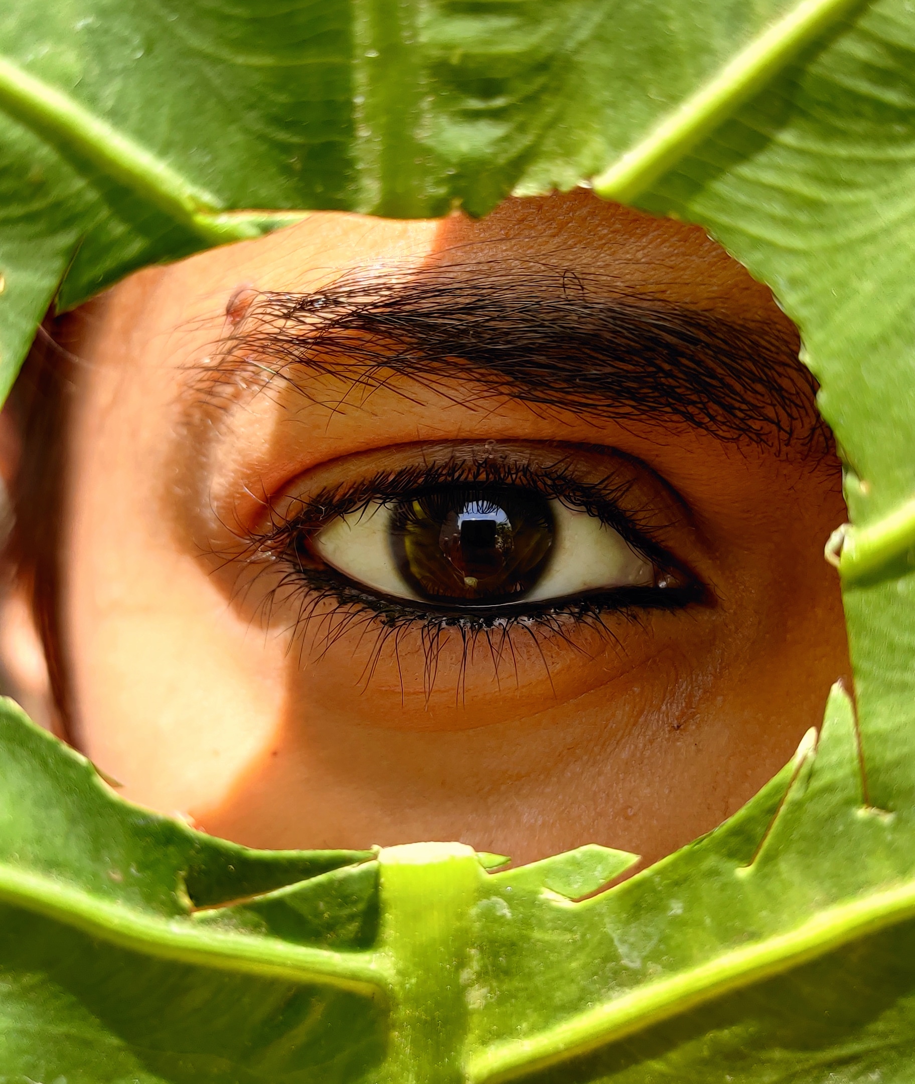 A girl with pretty eyes