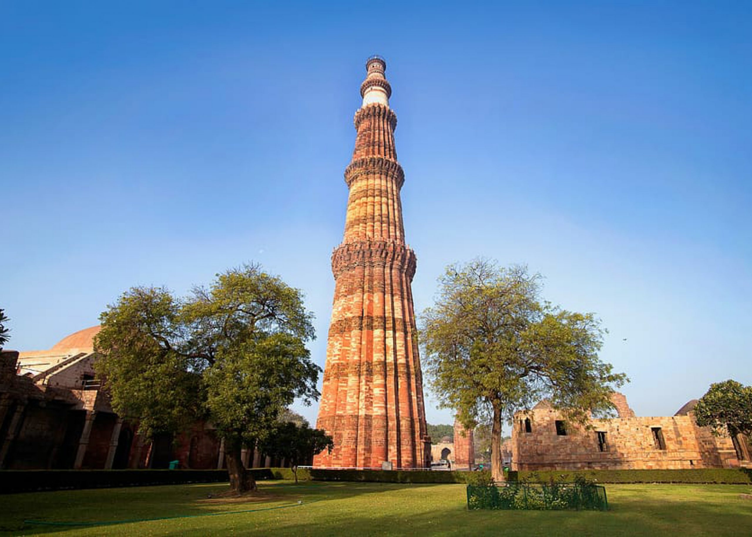Qutub minar Monument in New Delhi, India