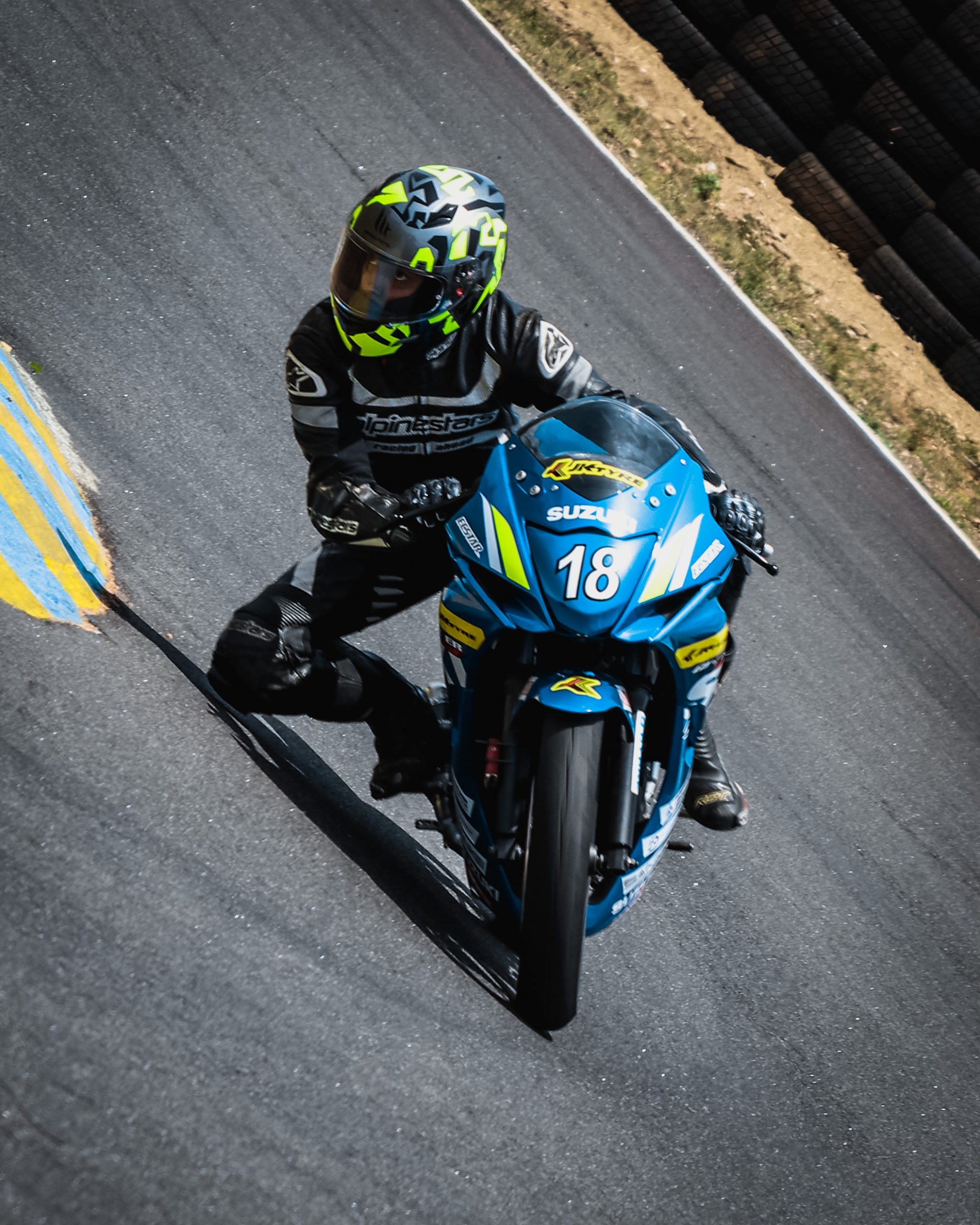 Racer on the Superbike Racing