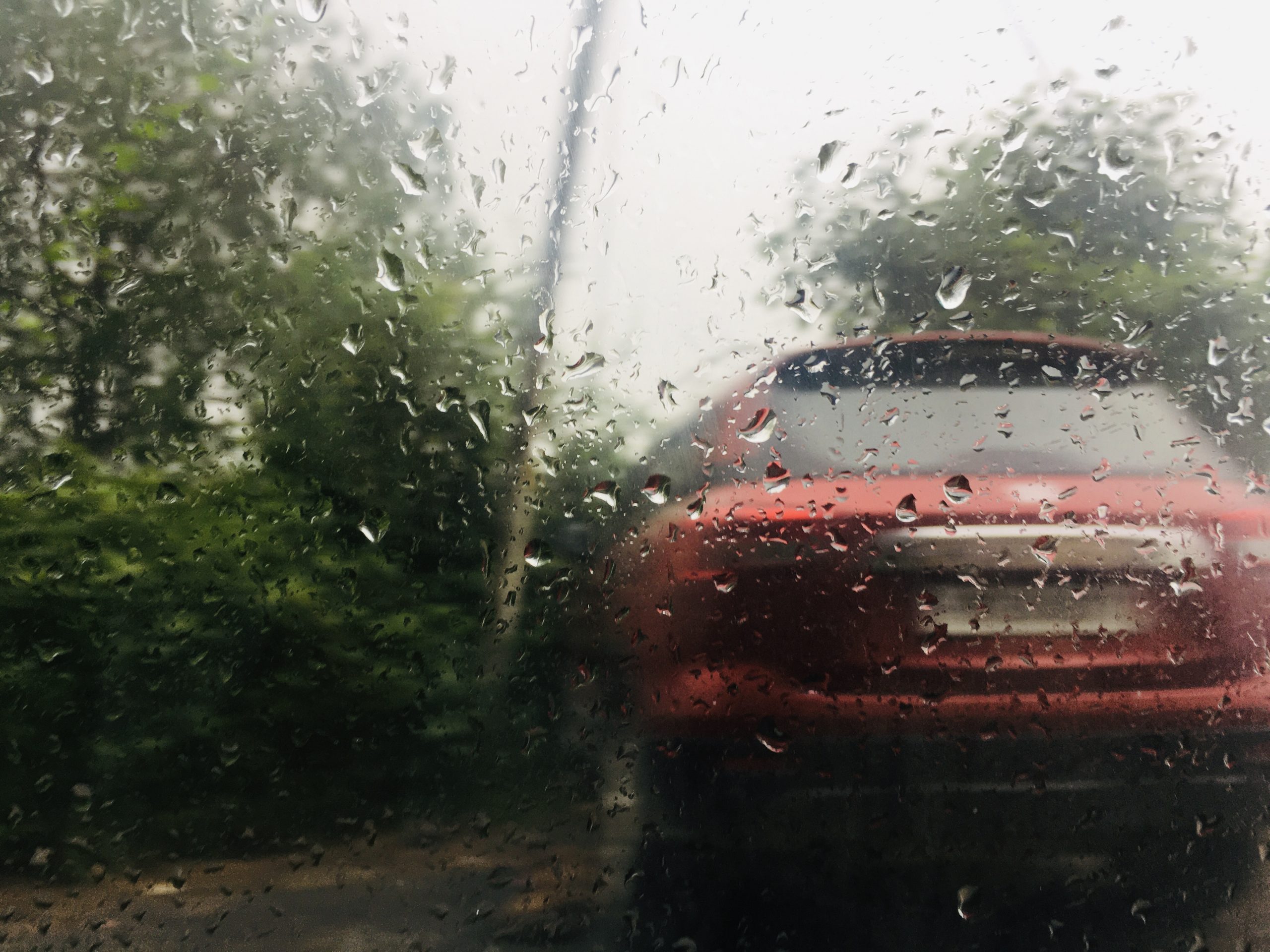 Rainy car