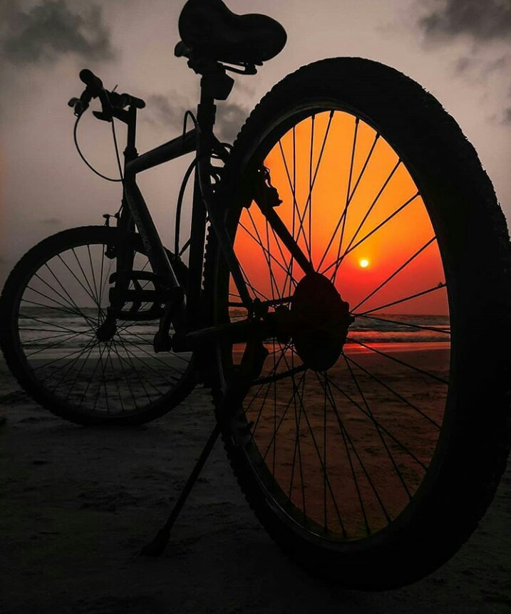Bicycle on a beach