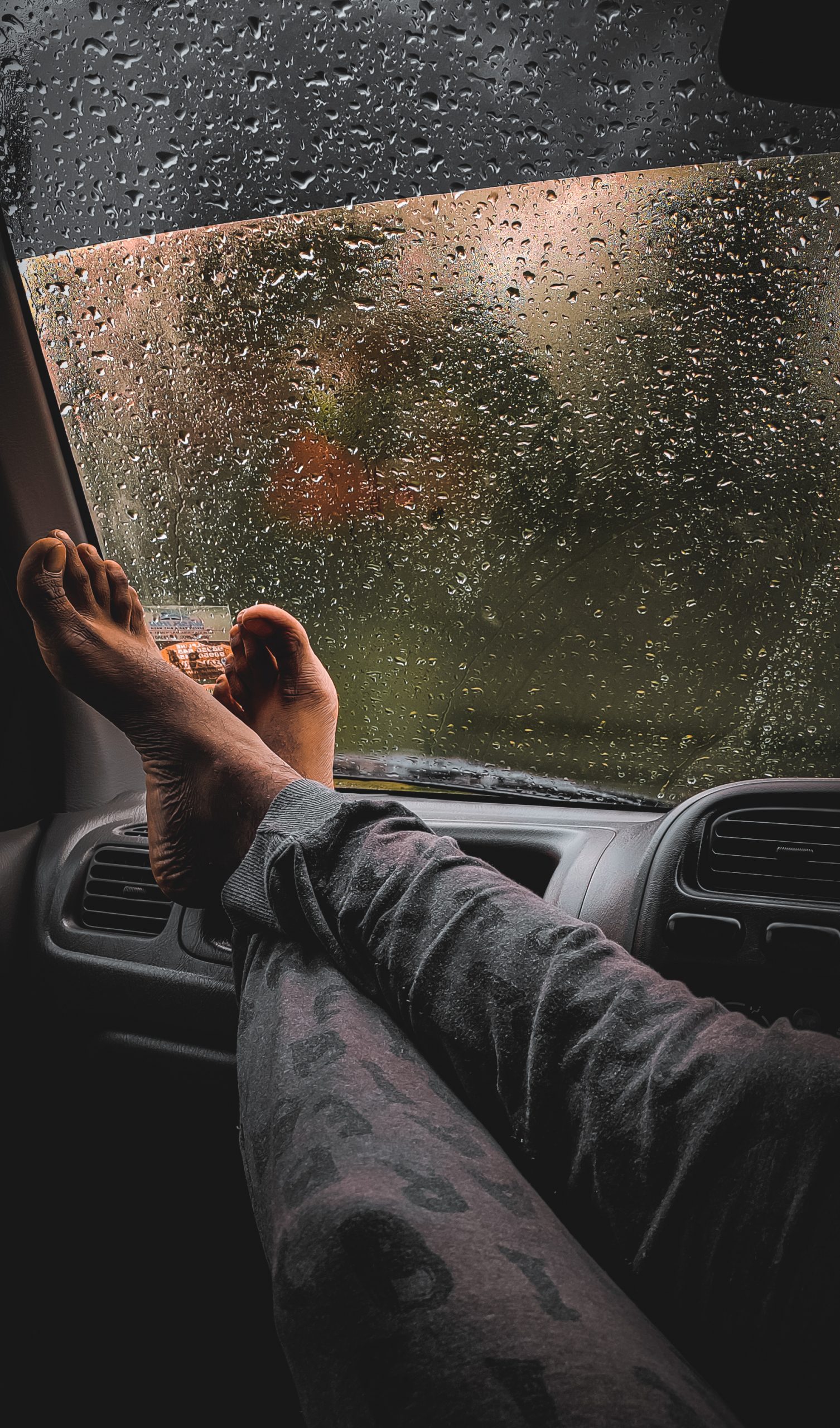 Raindrops on the Car