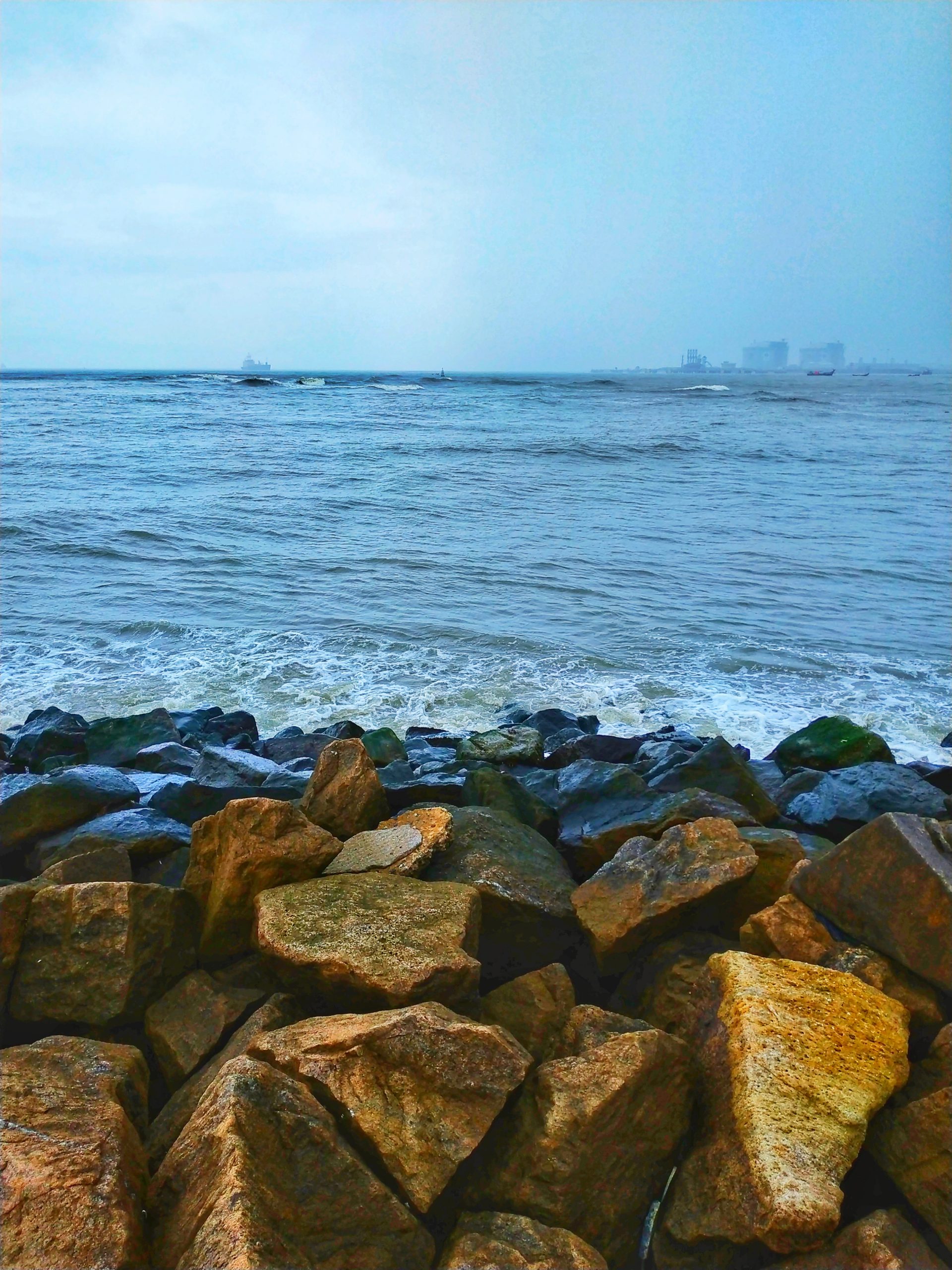 Sea shore and rocks