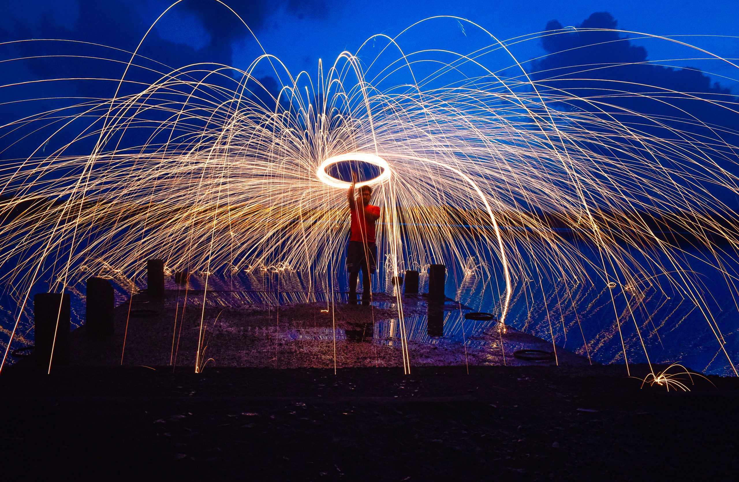 fireworks during festive celebrations