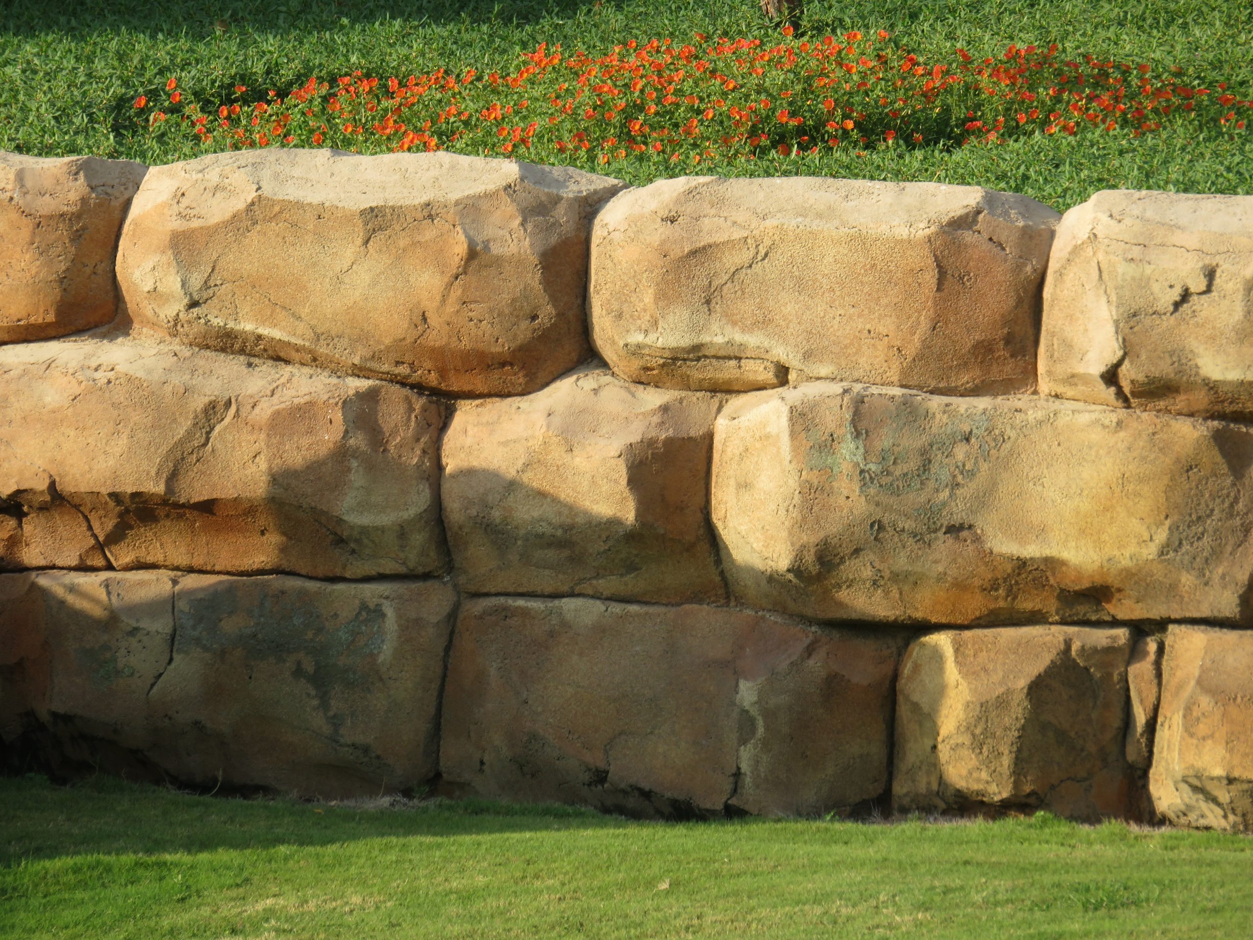 a stone enclosure