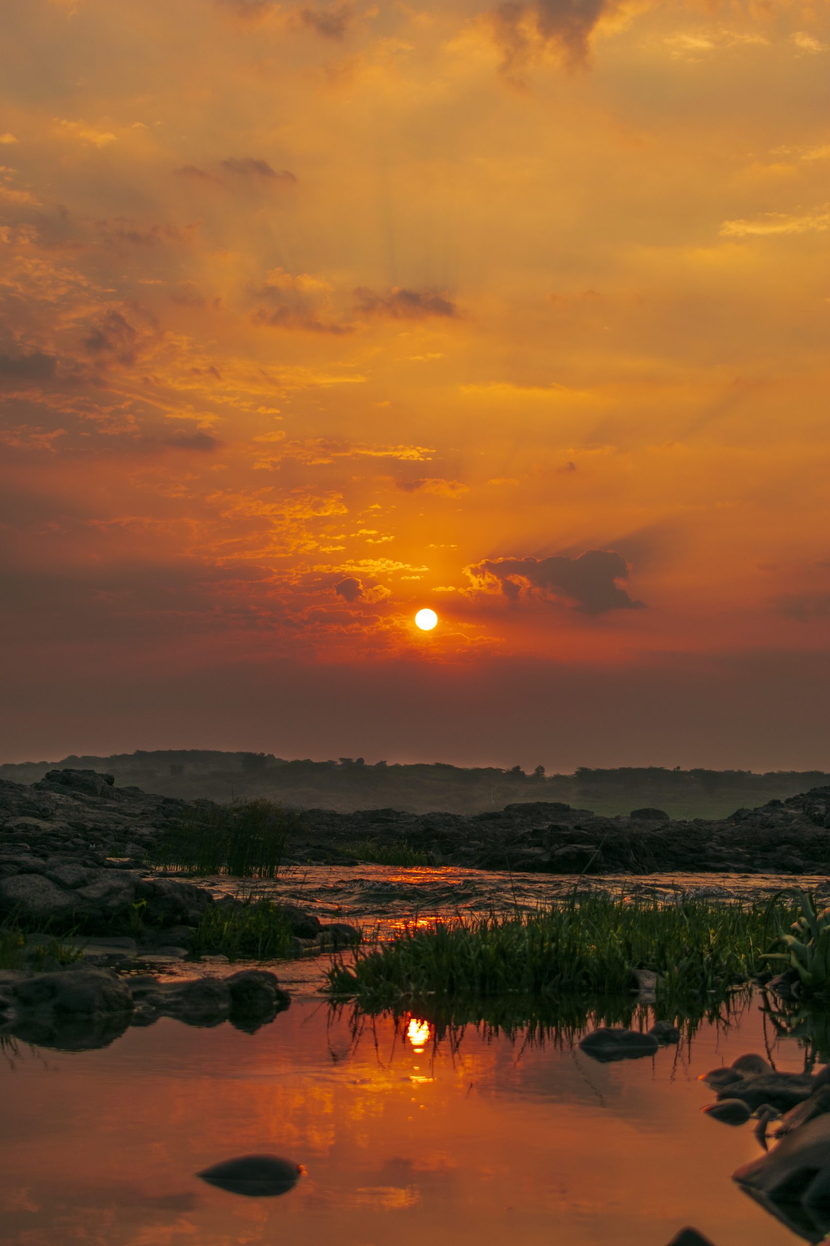 Sunrise at Narmada river