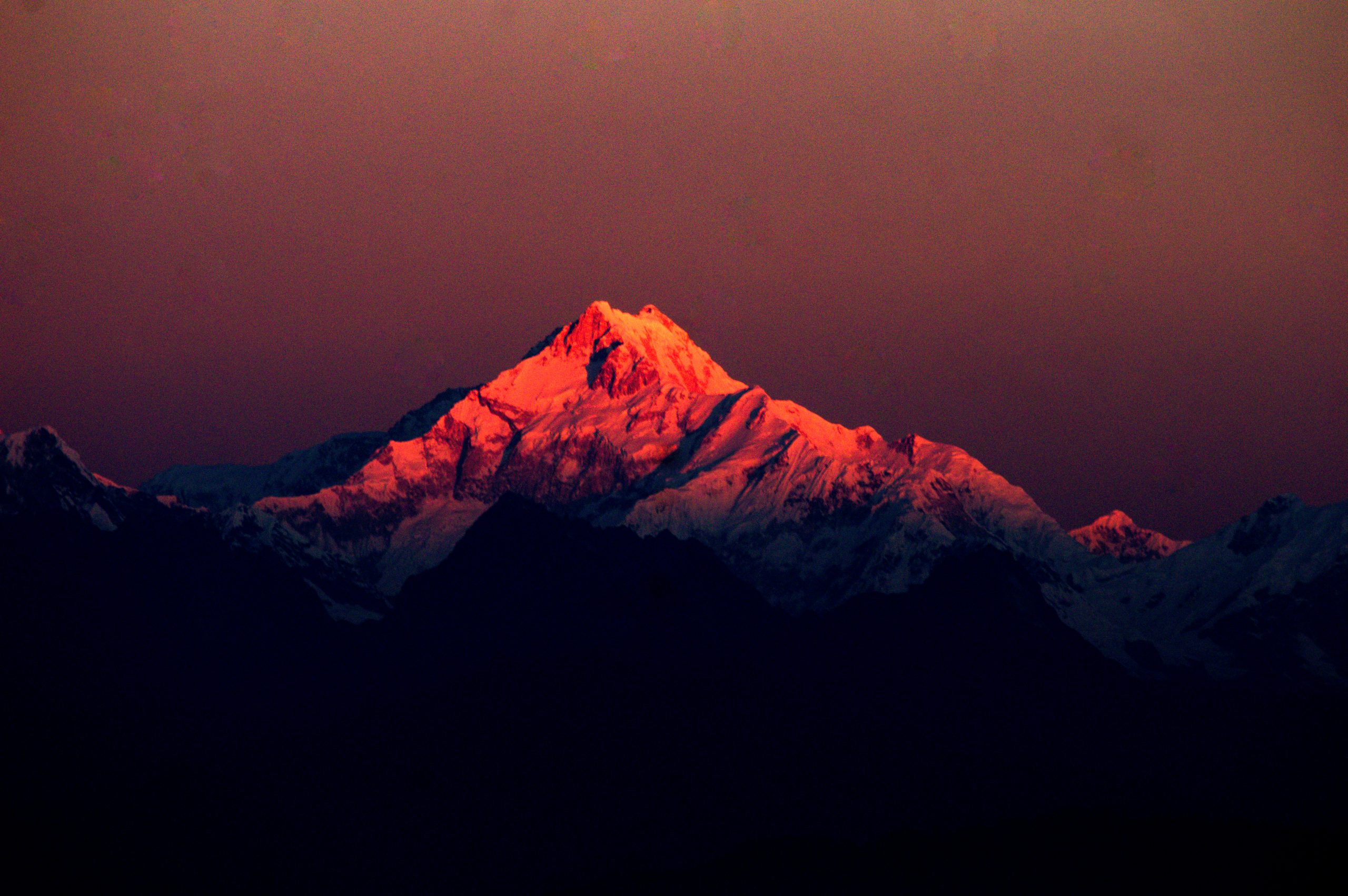 Sunrise on Kanchenjungha, Mankhim, East Sikkim