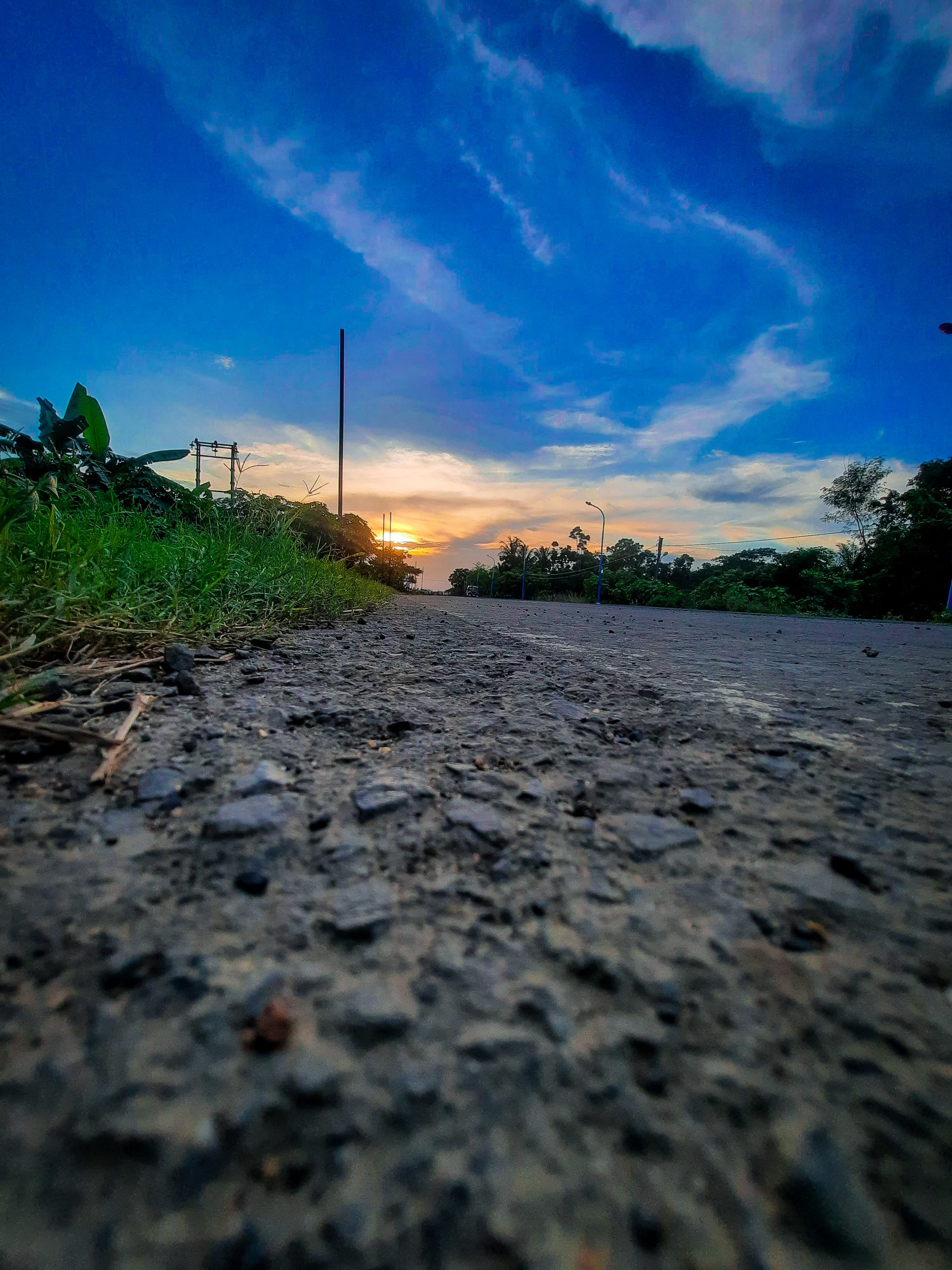 Sunset on the Road