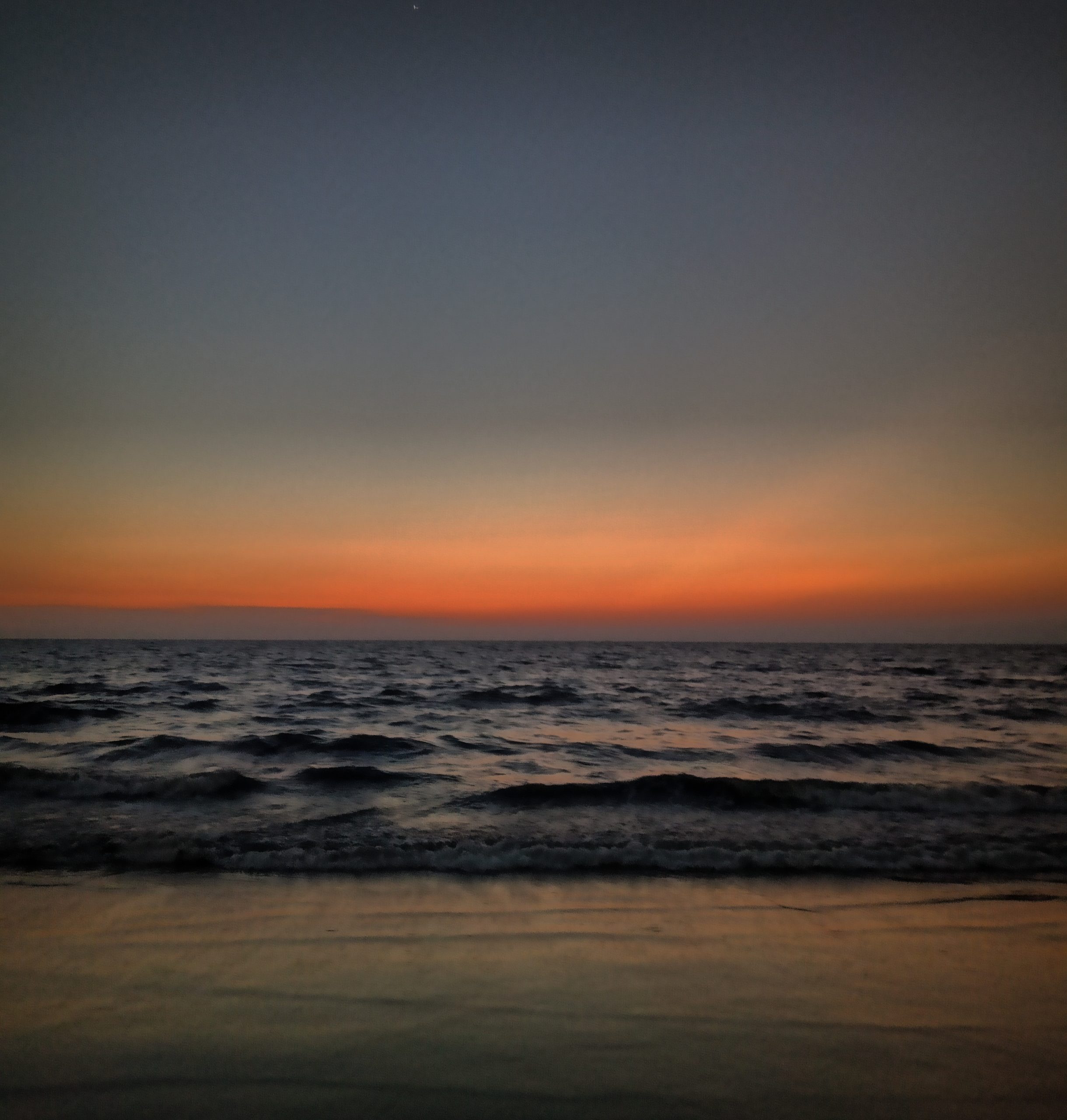 Sunset on the Sea