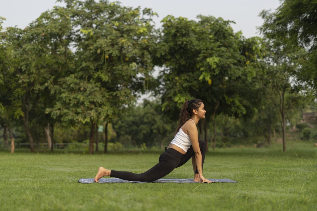 Suryanamaskar (salute to the sun) yoga pose - PixaHive