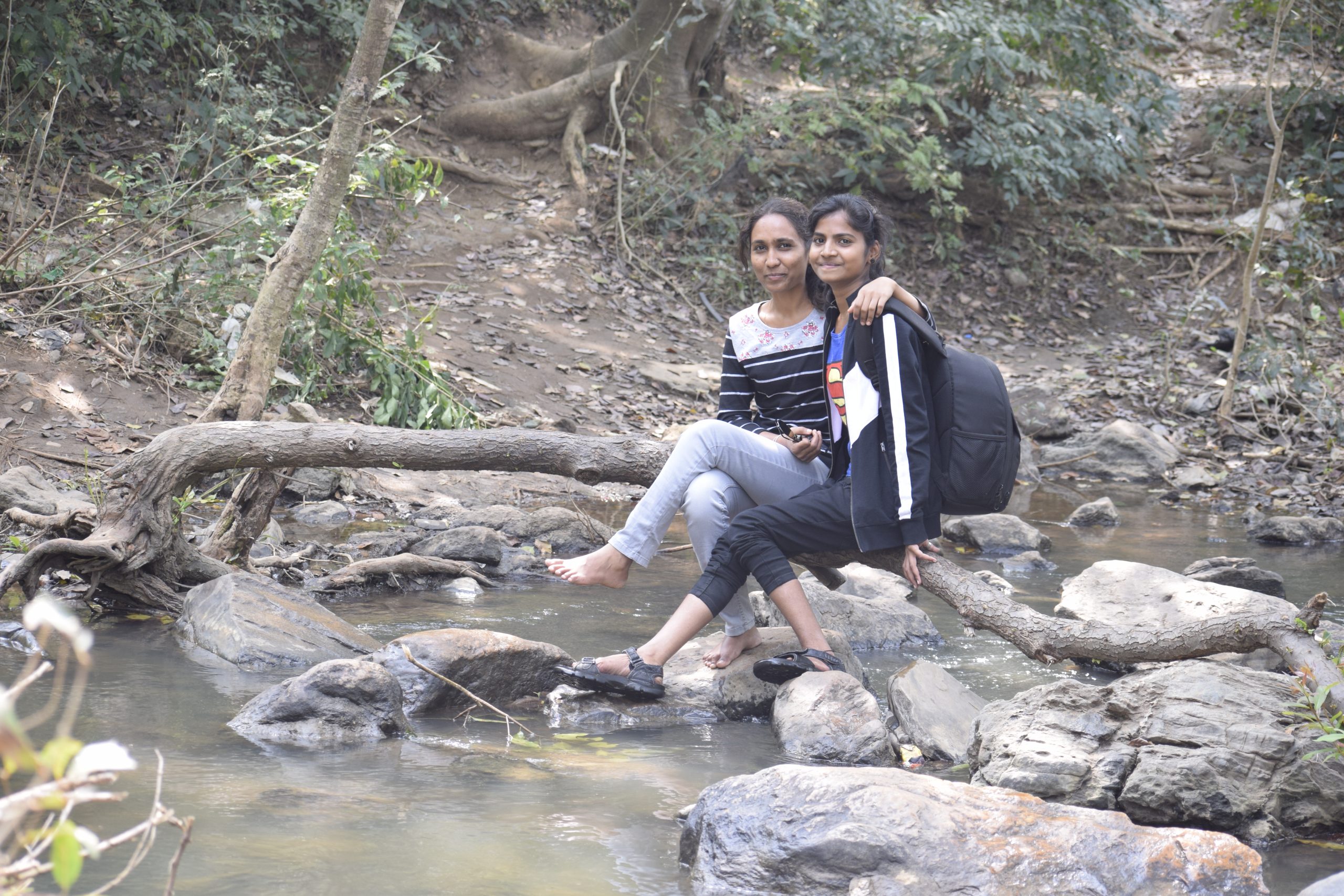 Taking Photos in the River