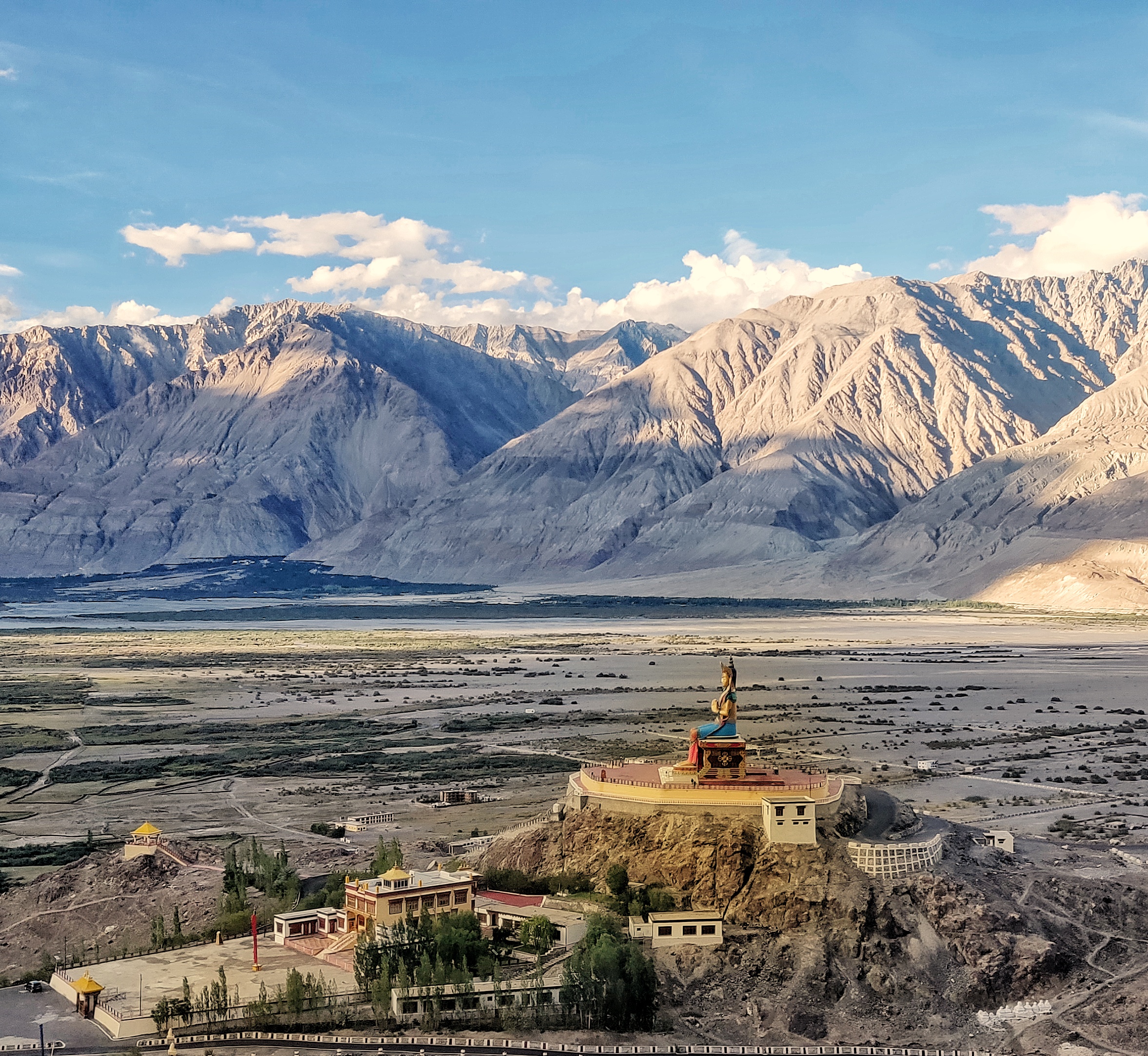 Temple in lap of Leh Mountains