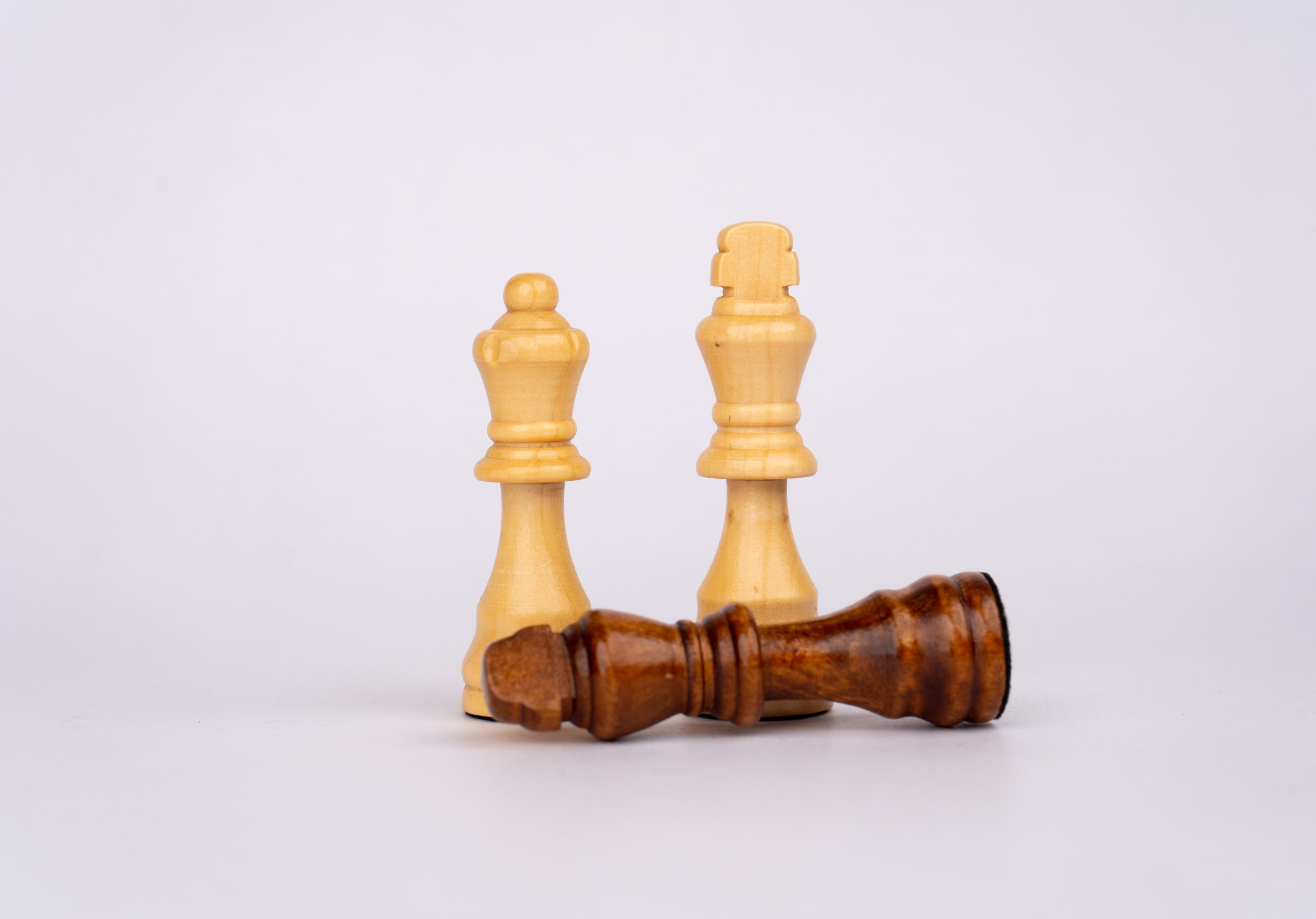 Three Chess Pieces