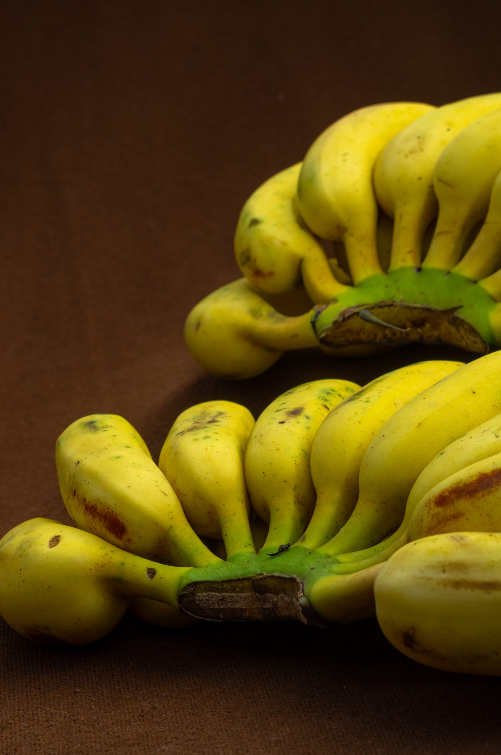 Two bunches of bananas