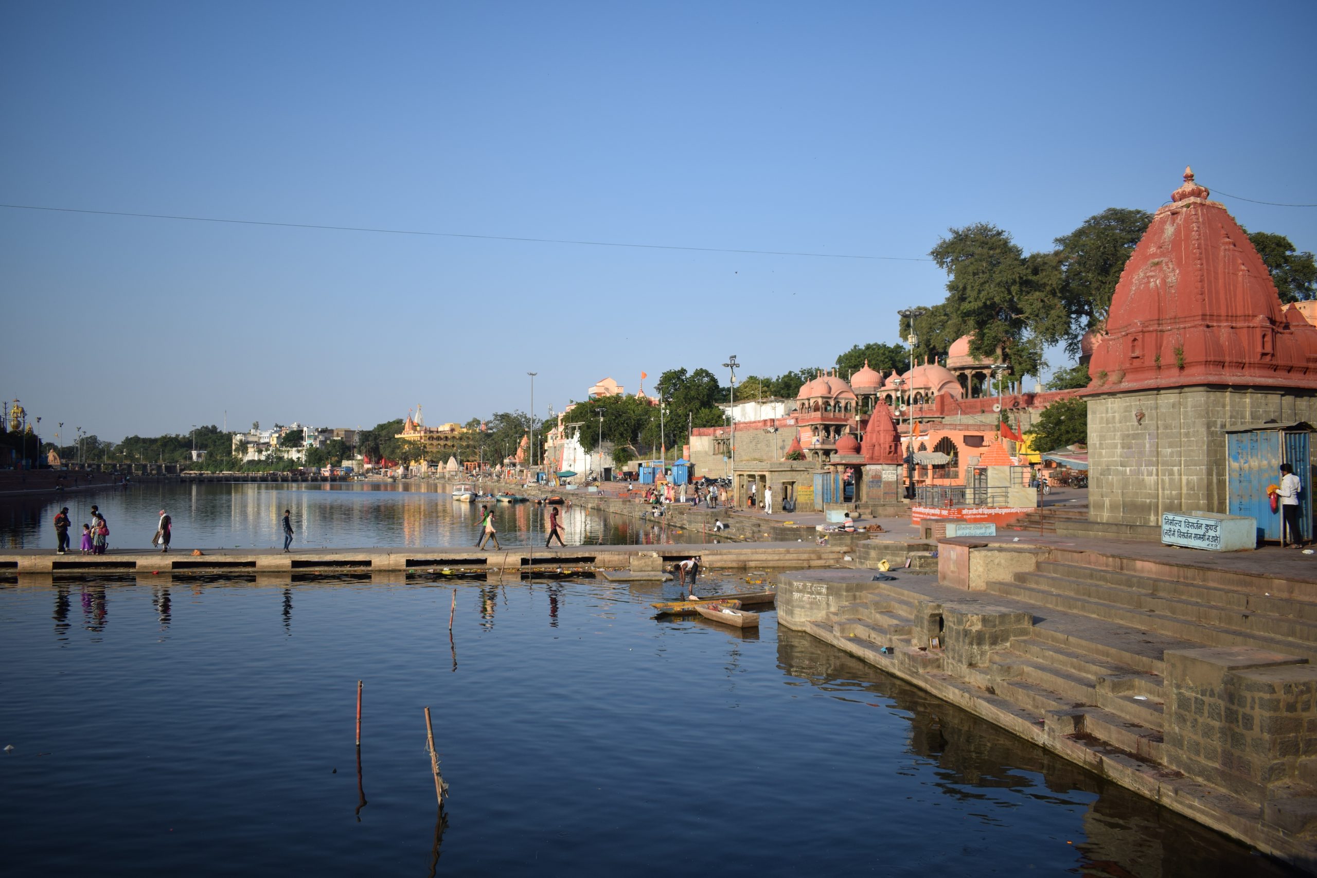 Ujjain on the banks of Kshipra river.