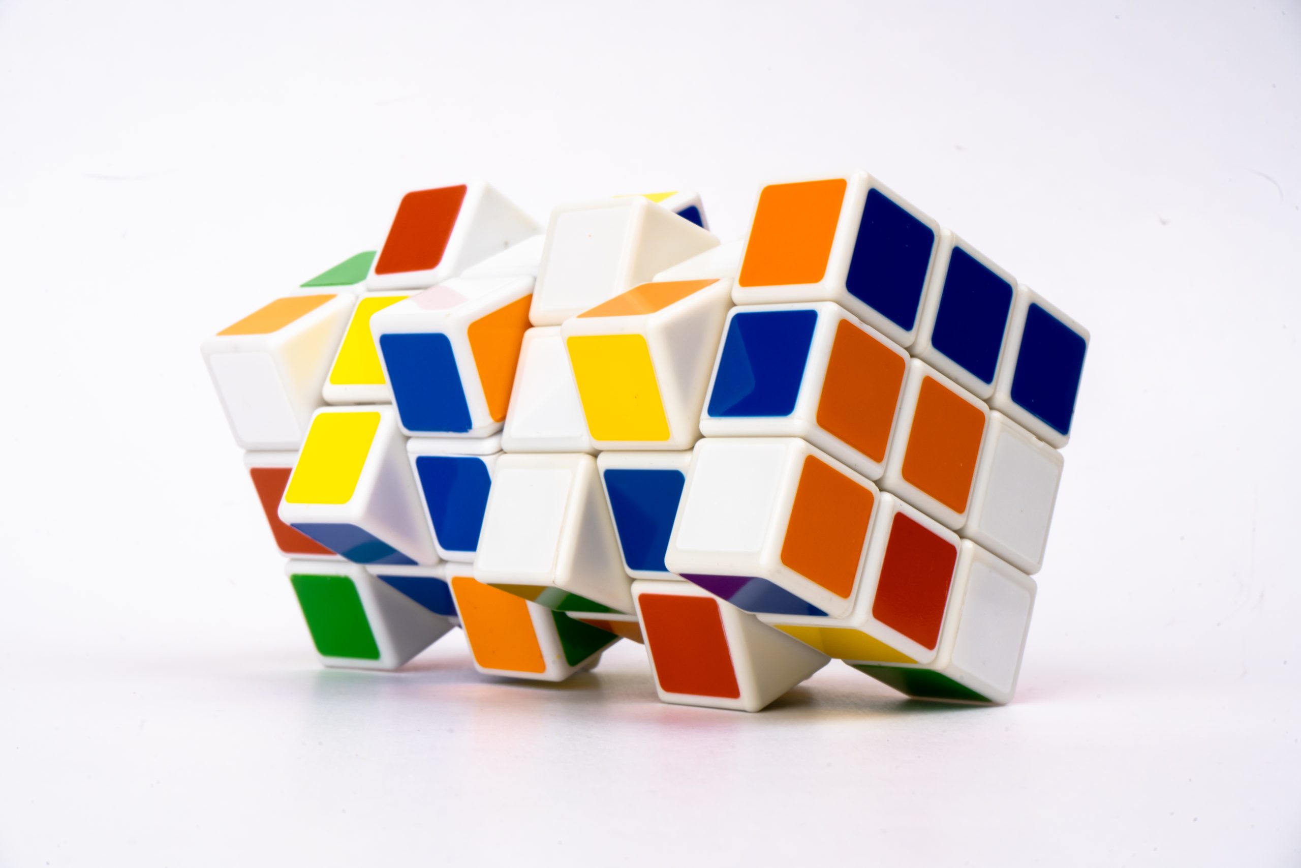 Unsolved Rubik Cubes