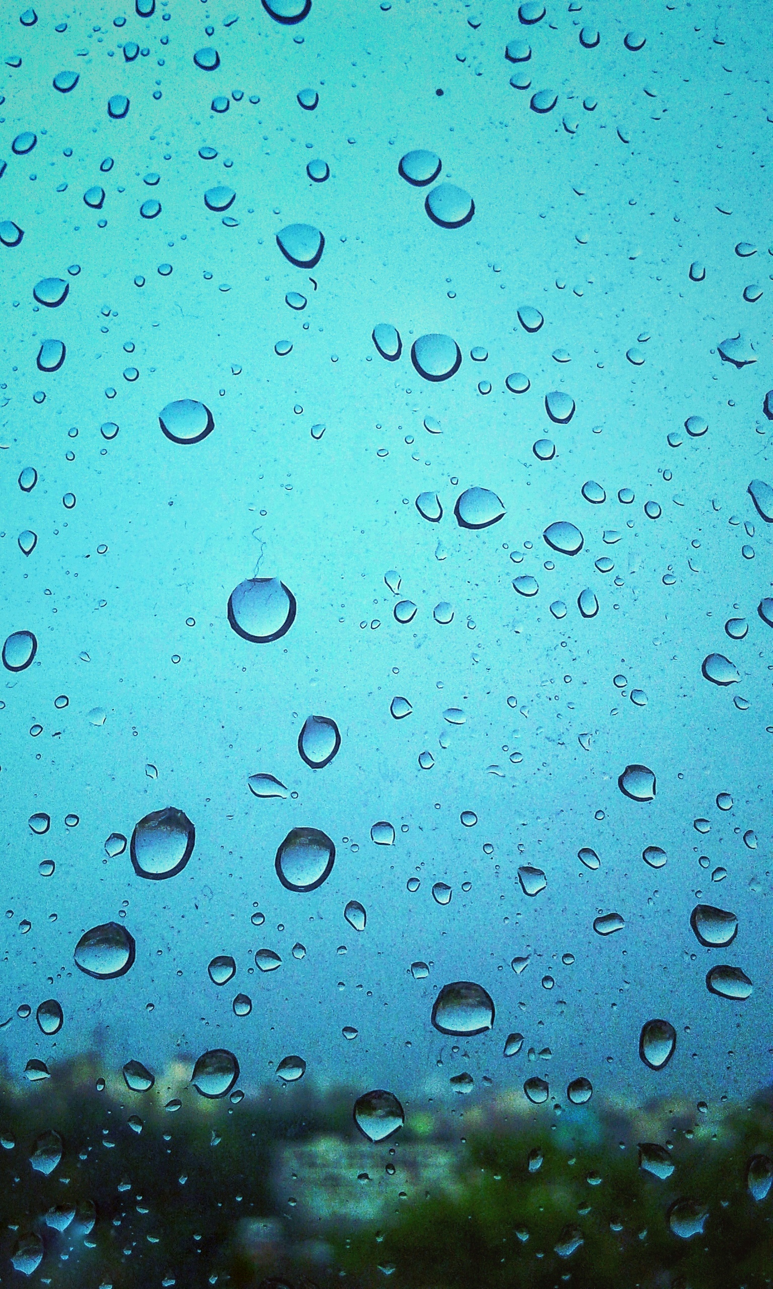 raindrop on a glass window