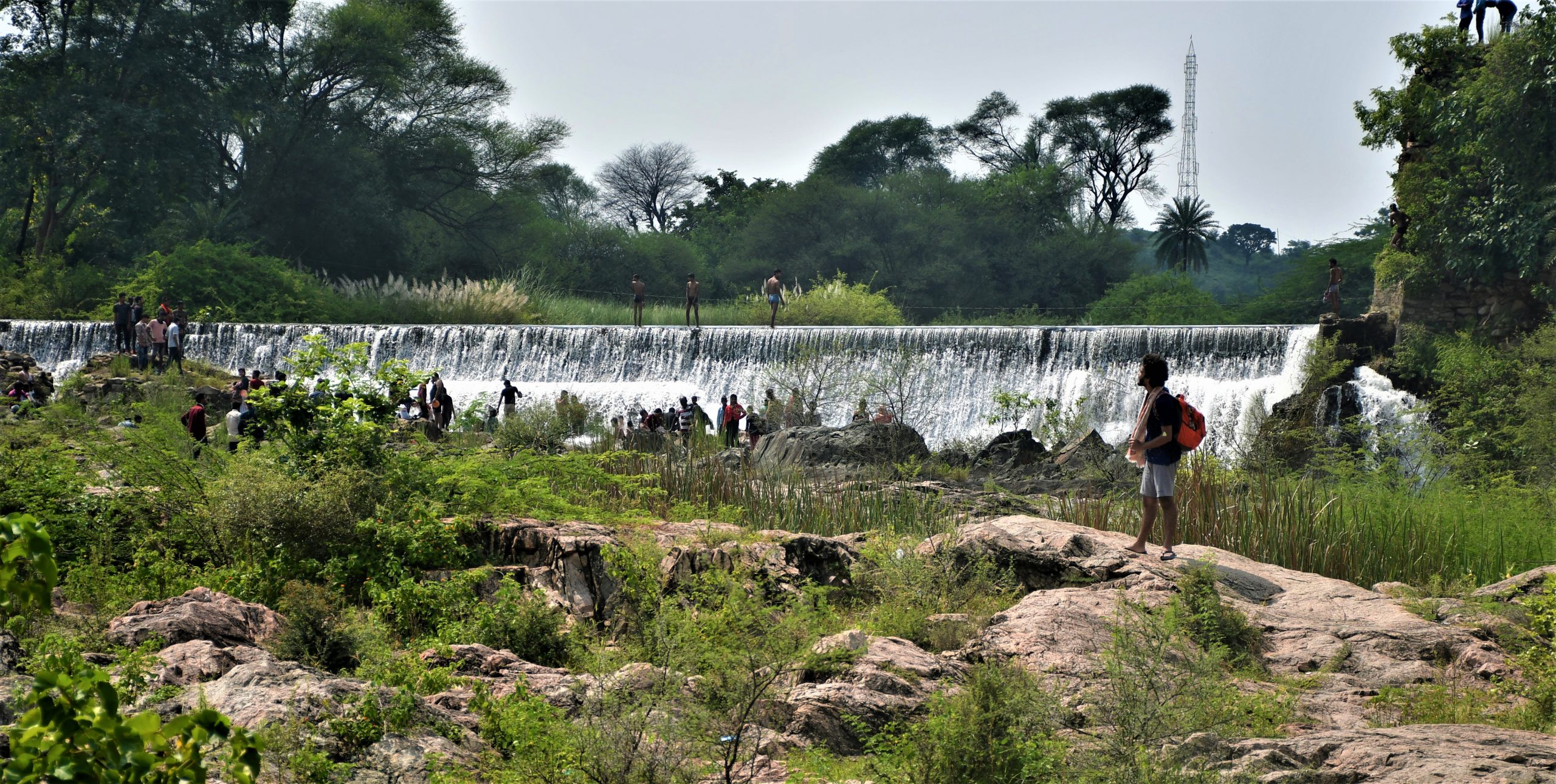 Water overflow during monsoon