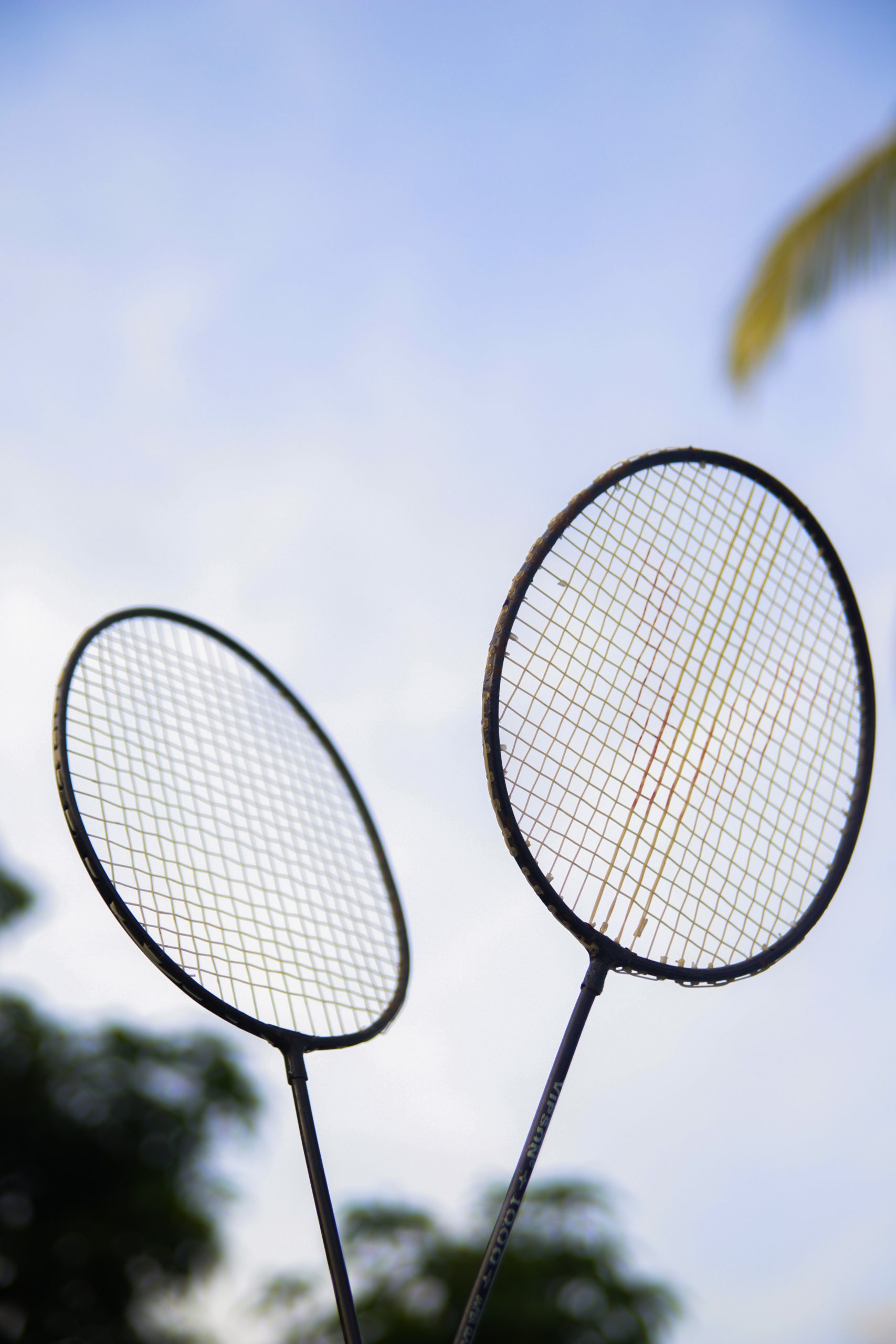 dual rackets for badminton