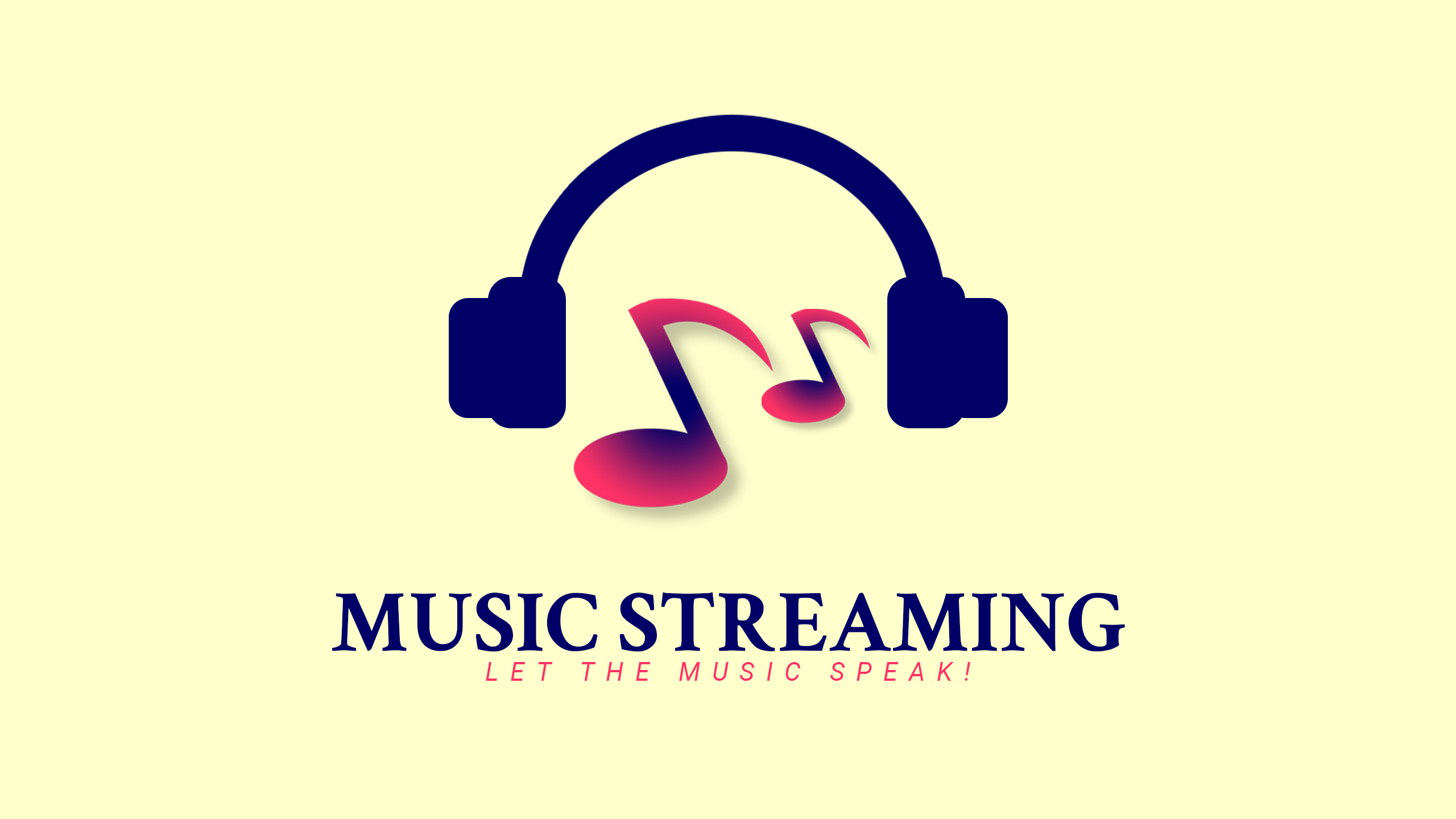 Music streaming logo