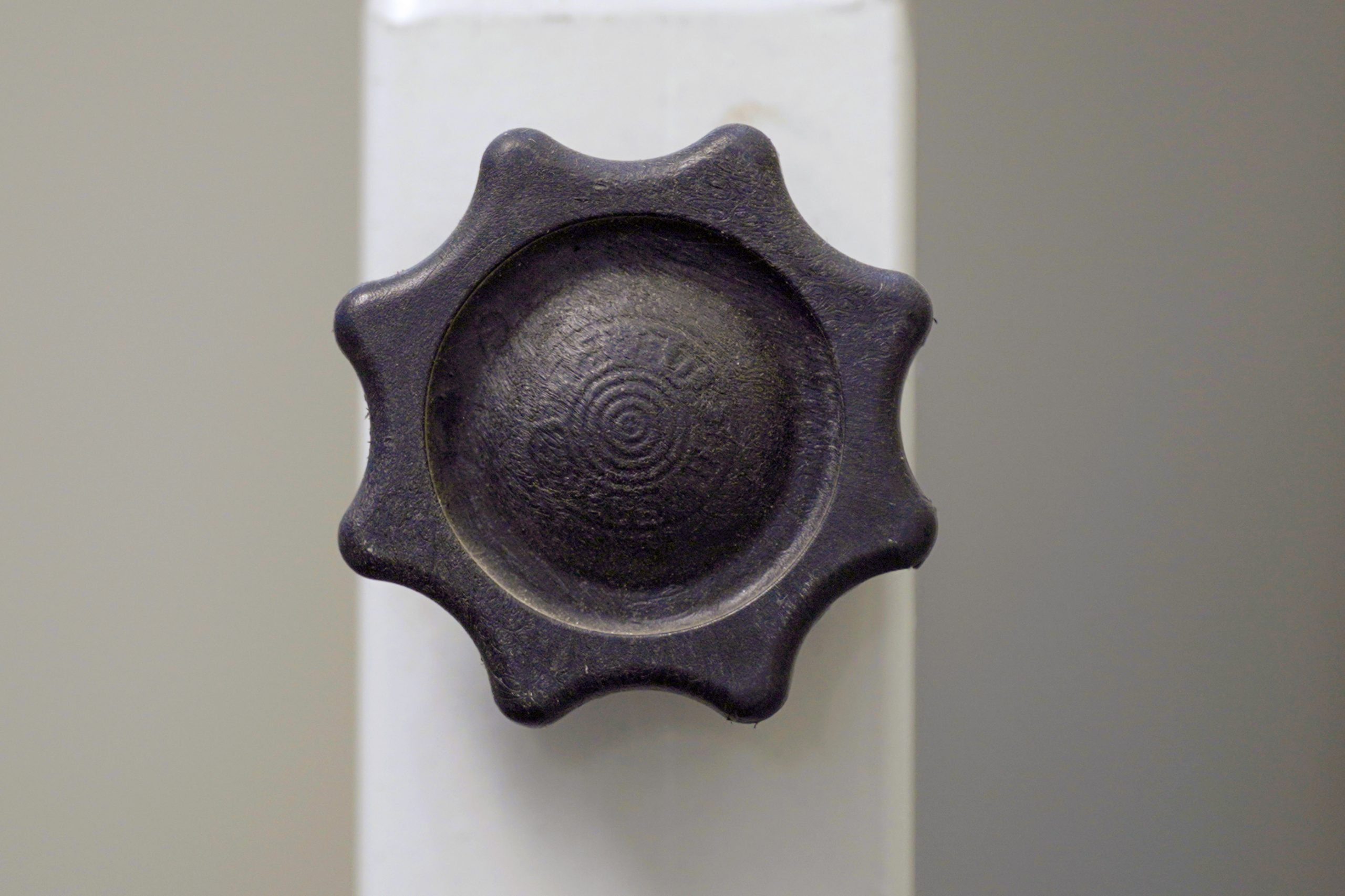 A knob of a tap