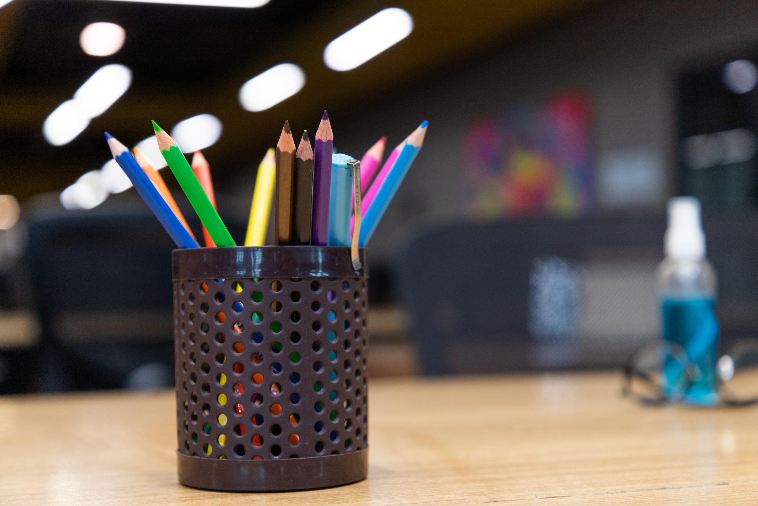 A pen stand