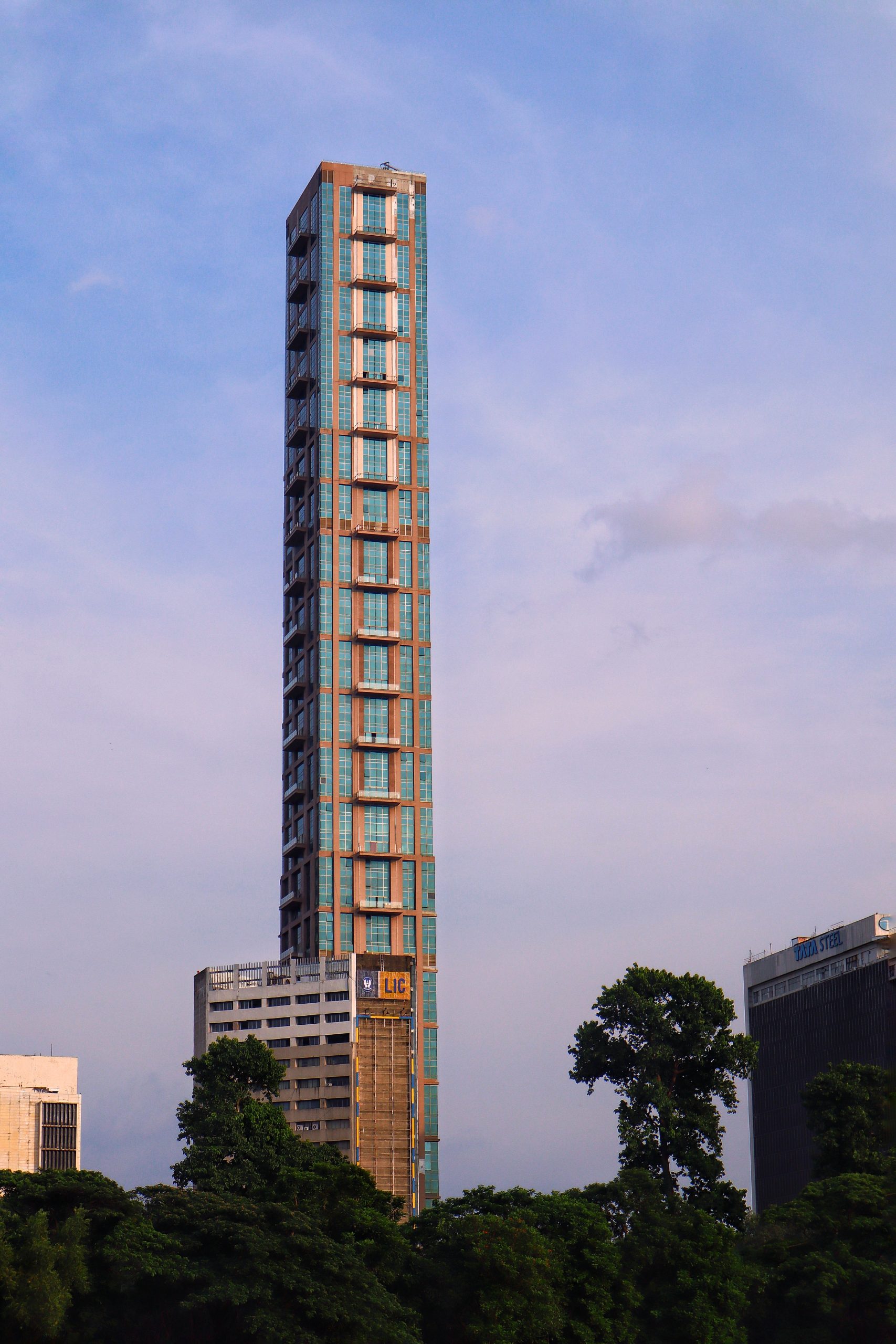 A tall building