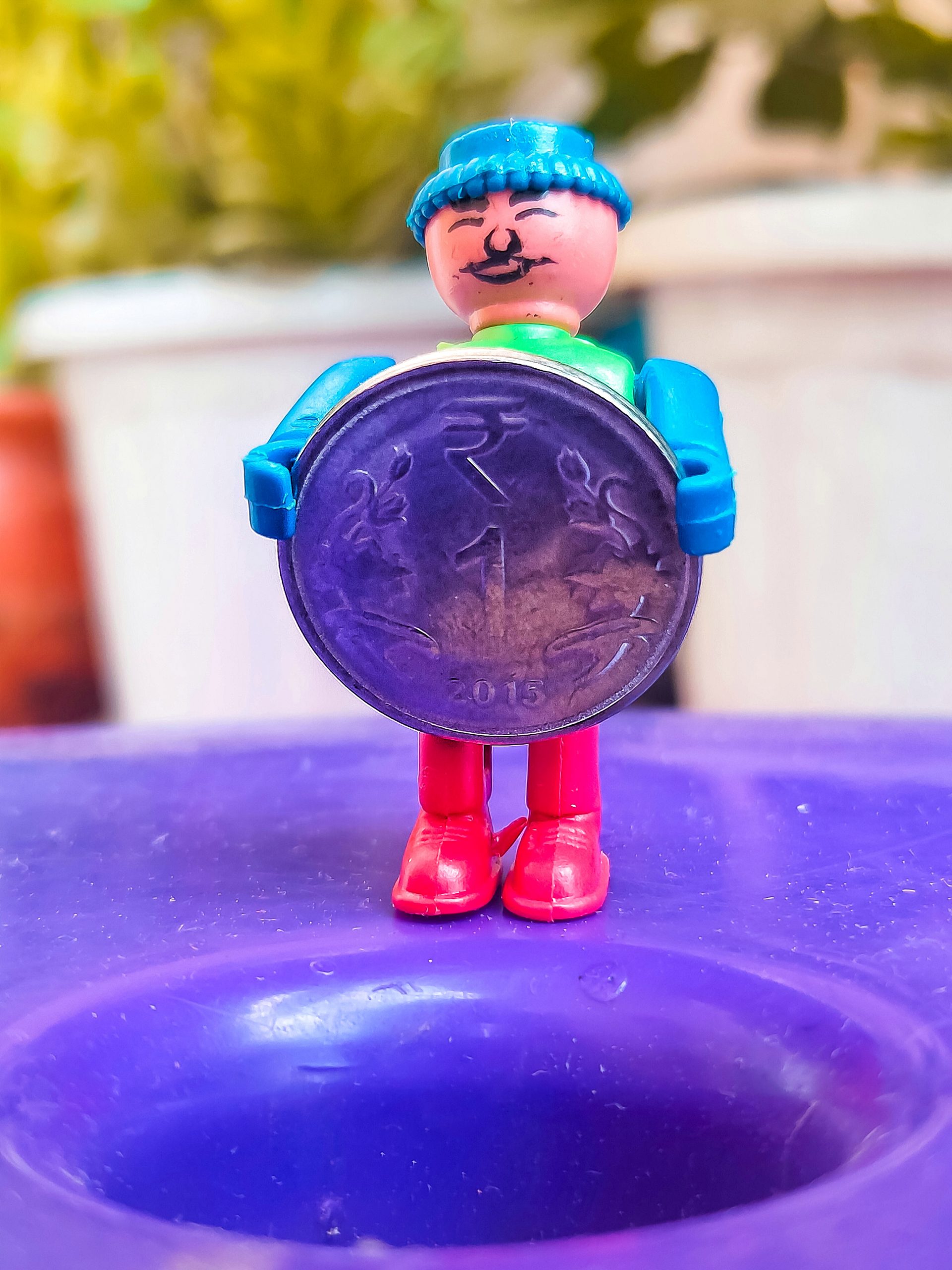 A toy with coin
