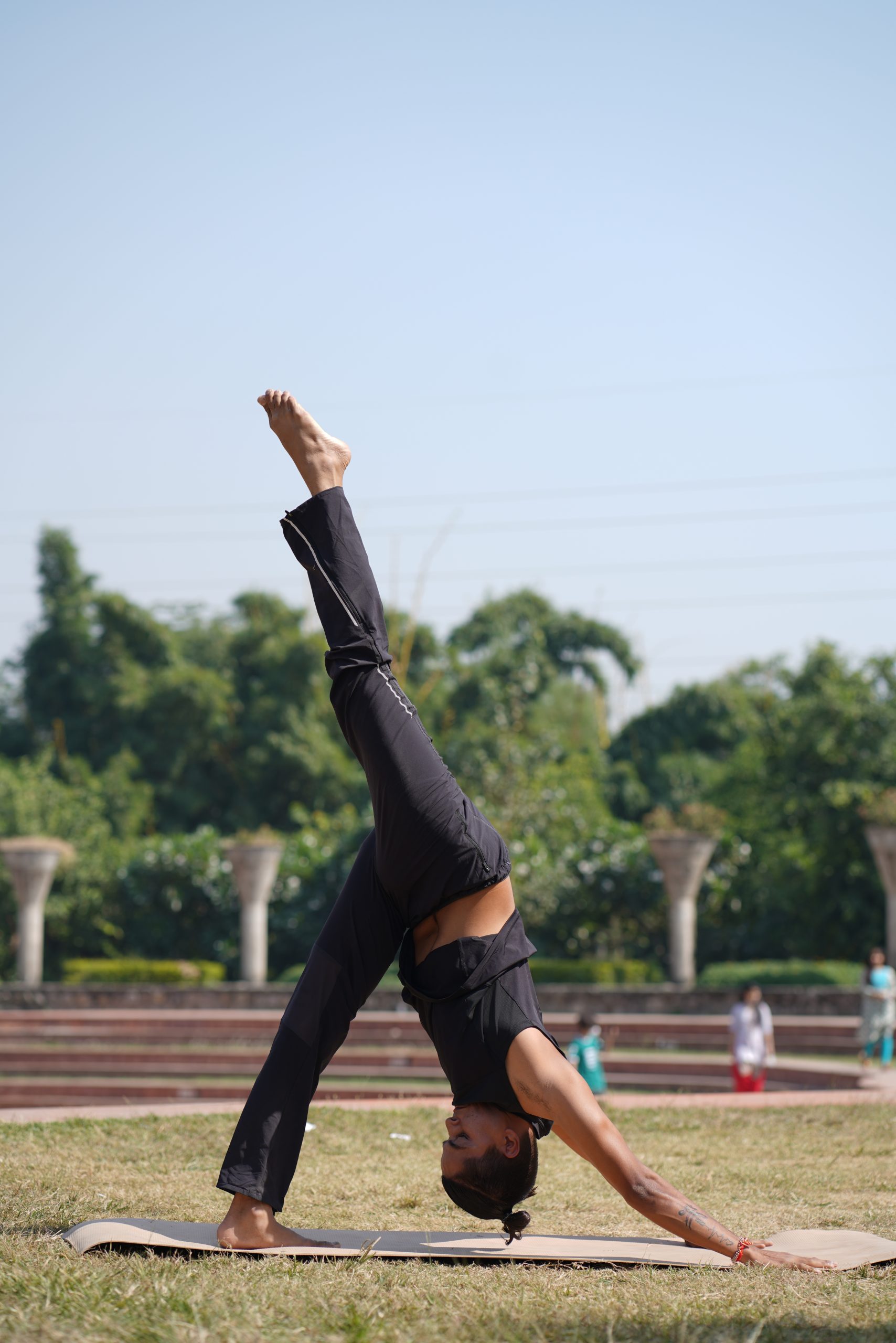 A yoga girl