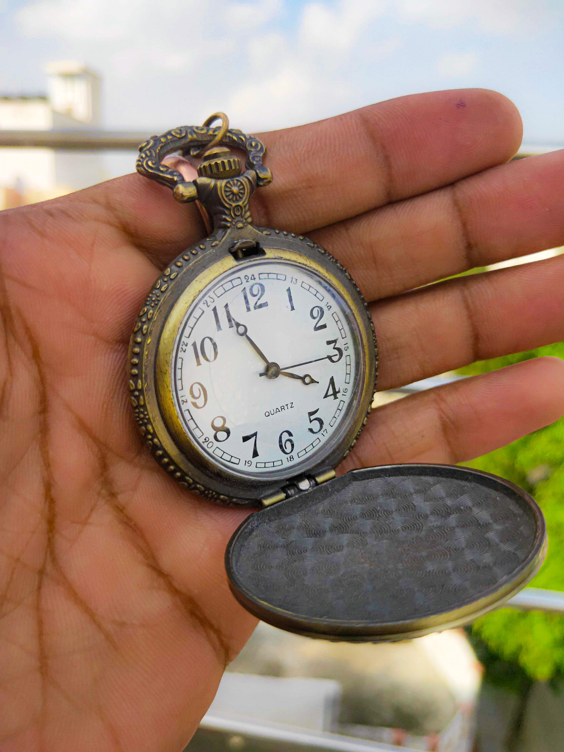 An antique pocket watch