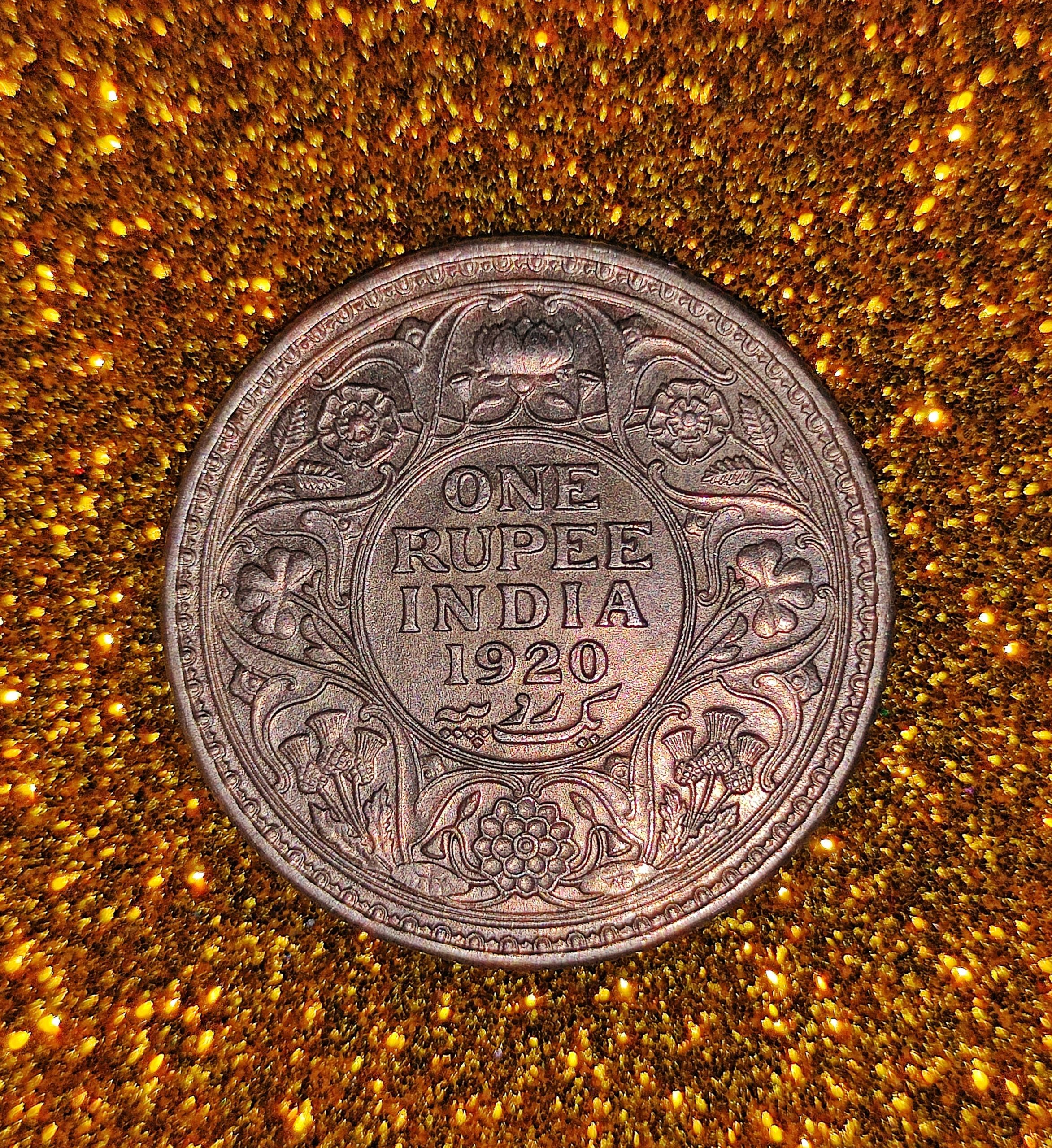 An antique silver coin