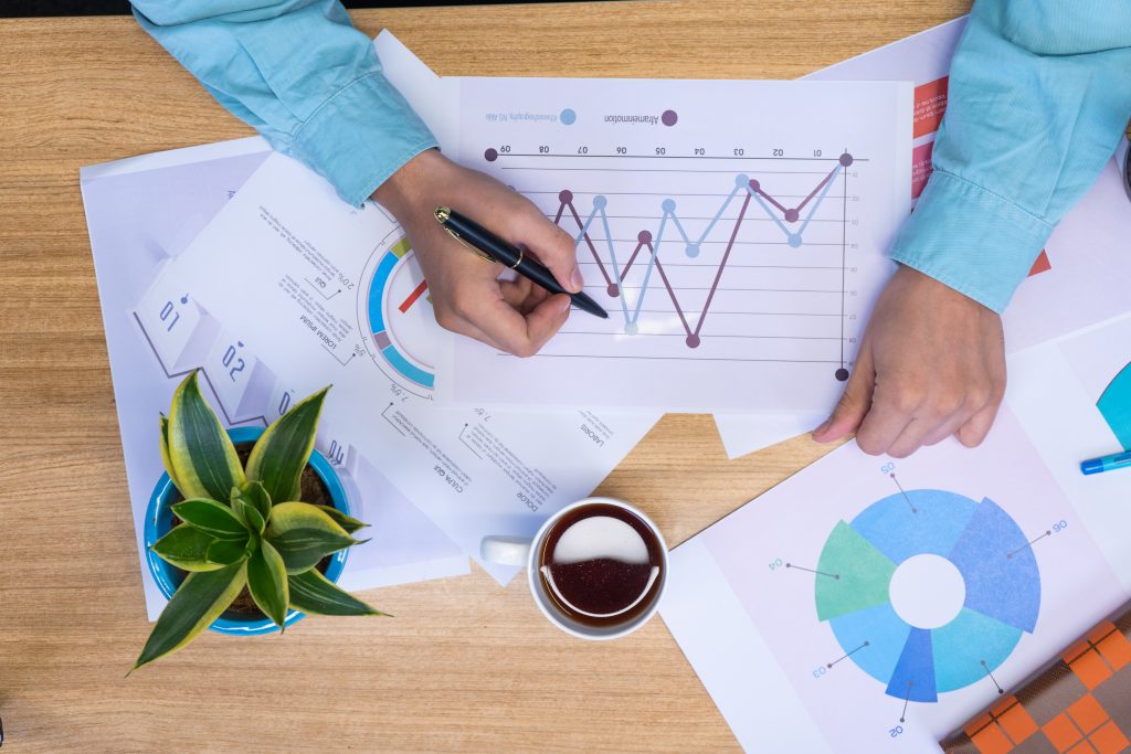 An Employee Studying Graphs - Pixahive