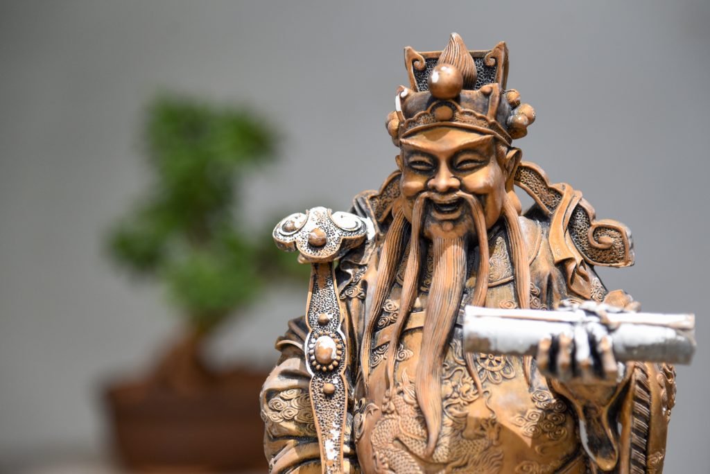 An old Chinese man statue PixaHive