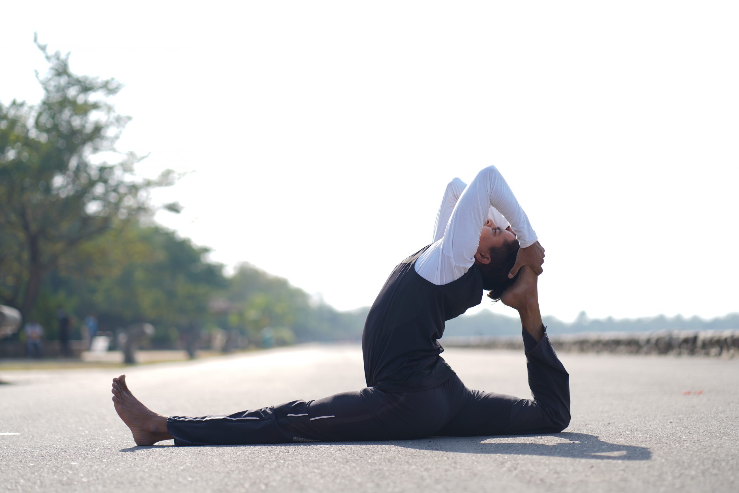 Backbend Monkey Pose