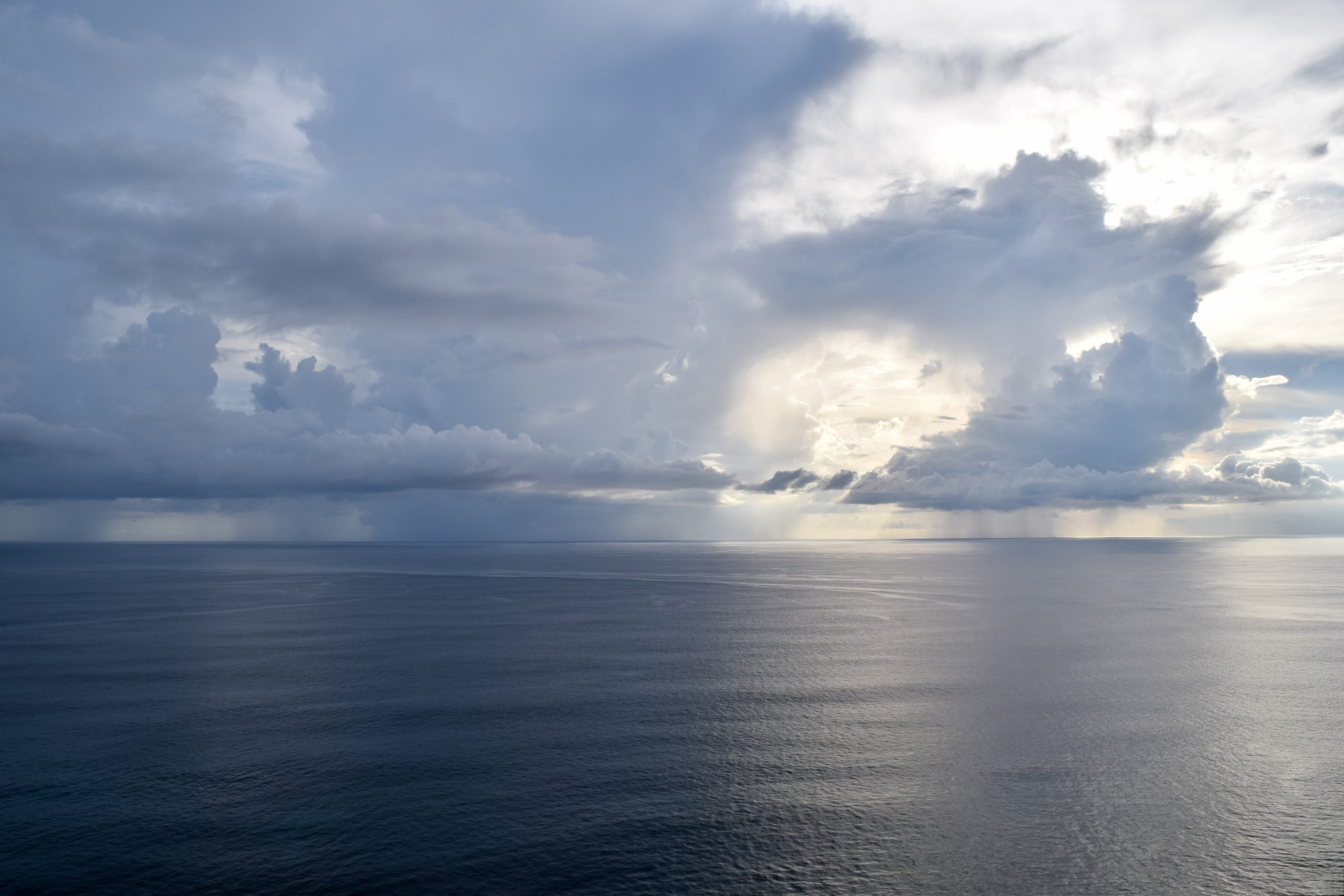 Clouds over sea in Bali