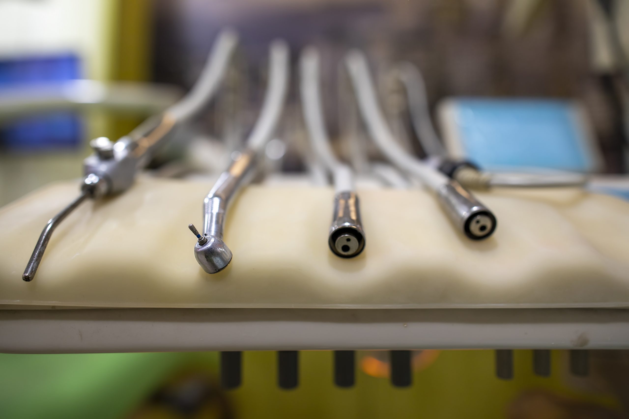 Dental Drills in a clinic