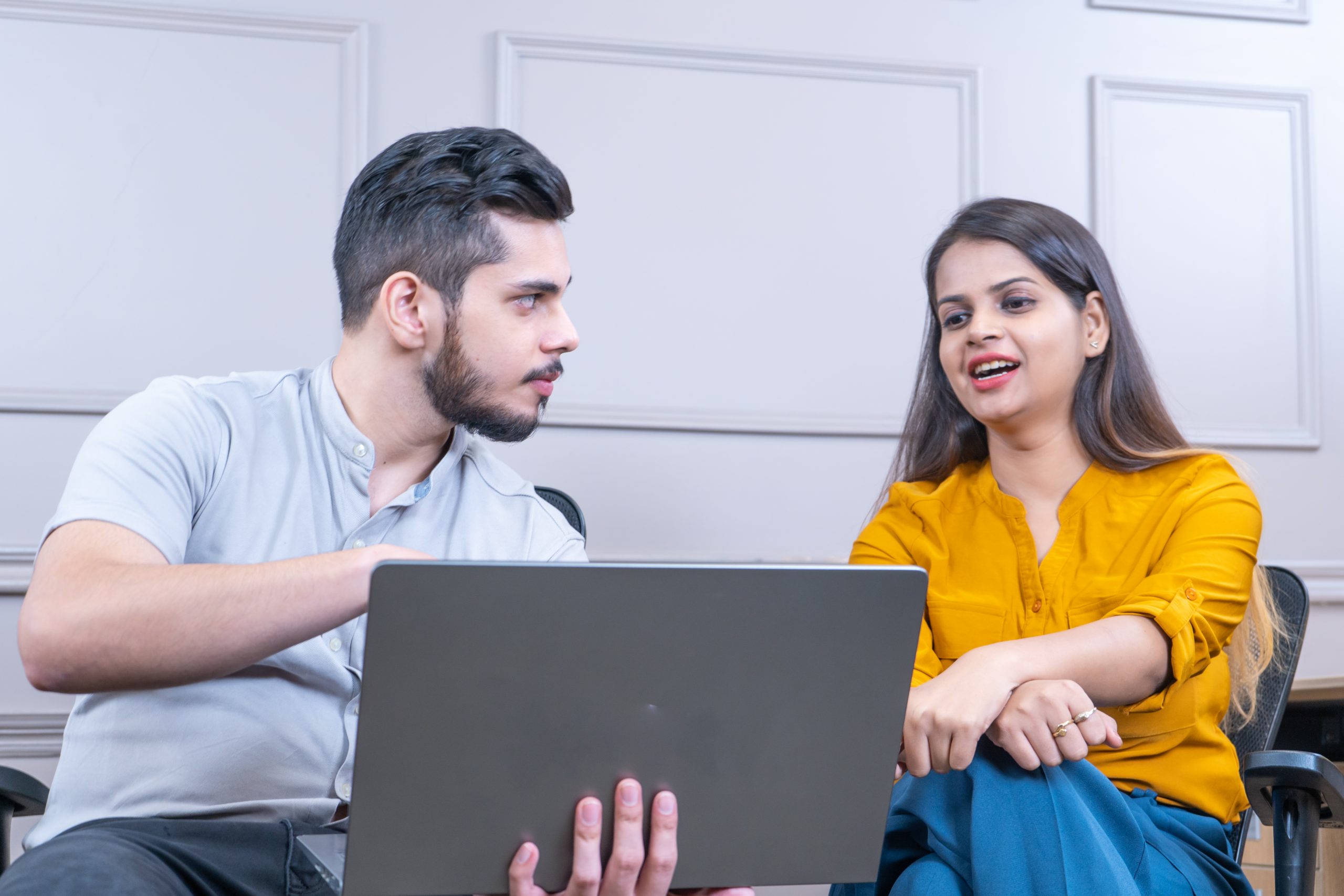 Employees working in office