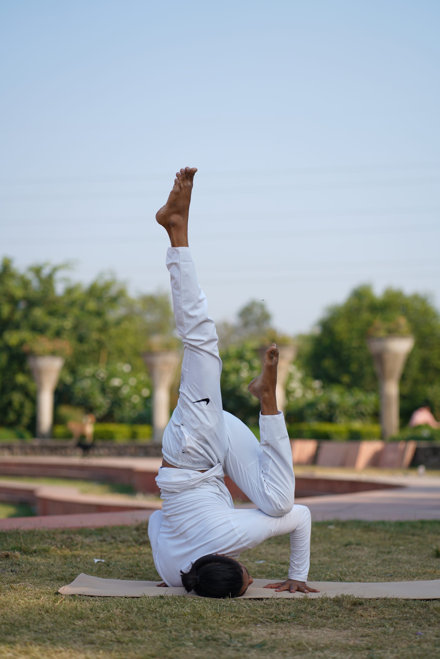 Fallen angel pose (Devaduuta Panna Asana)