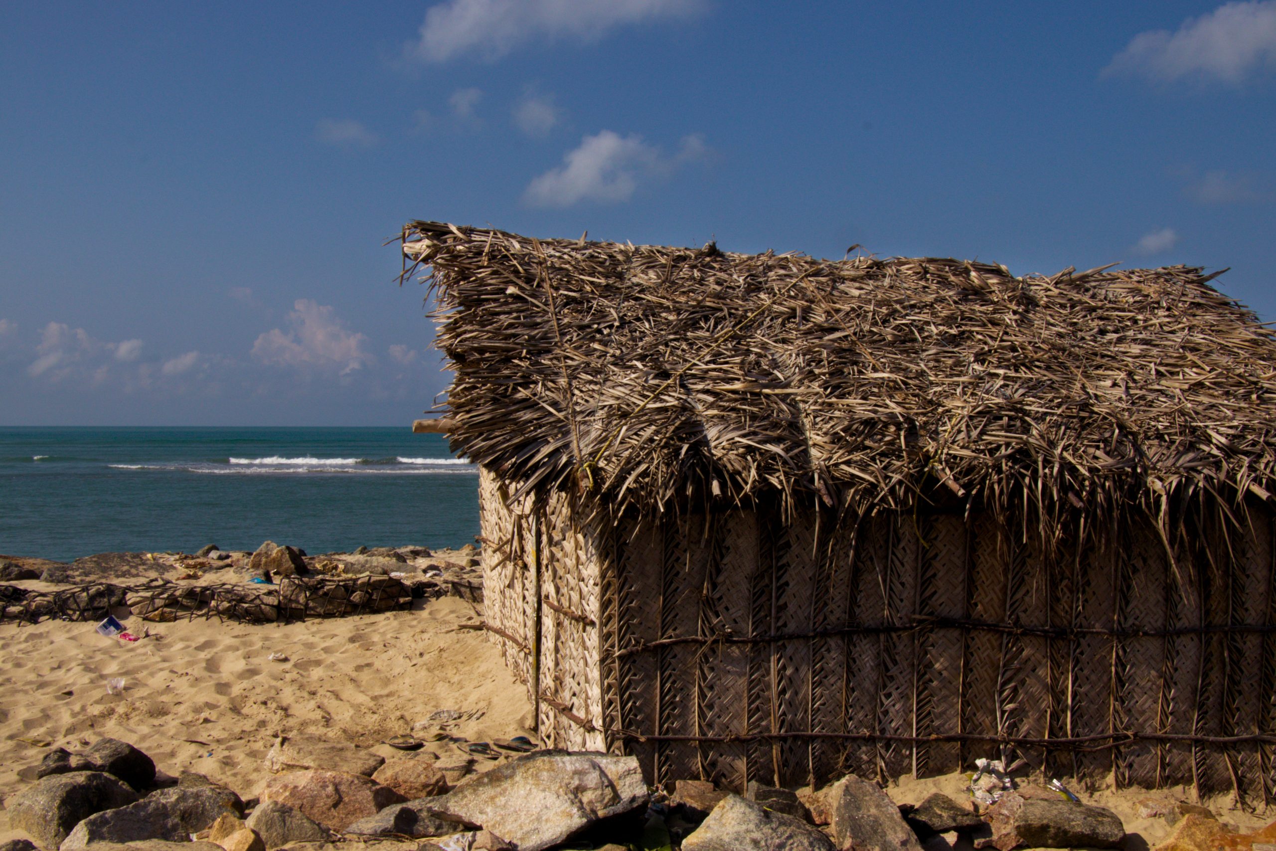 hut on a beach