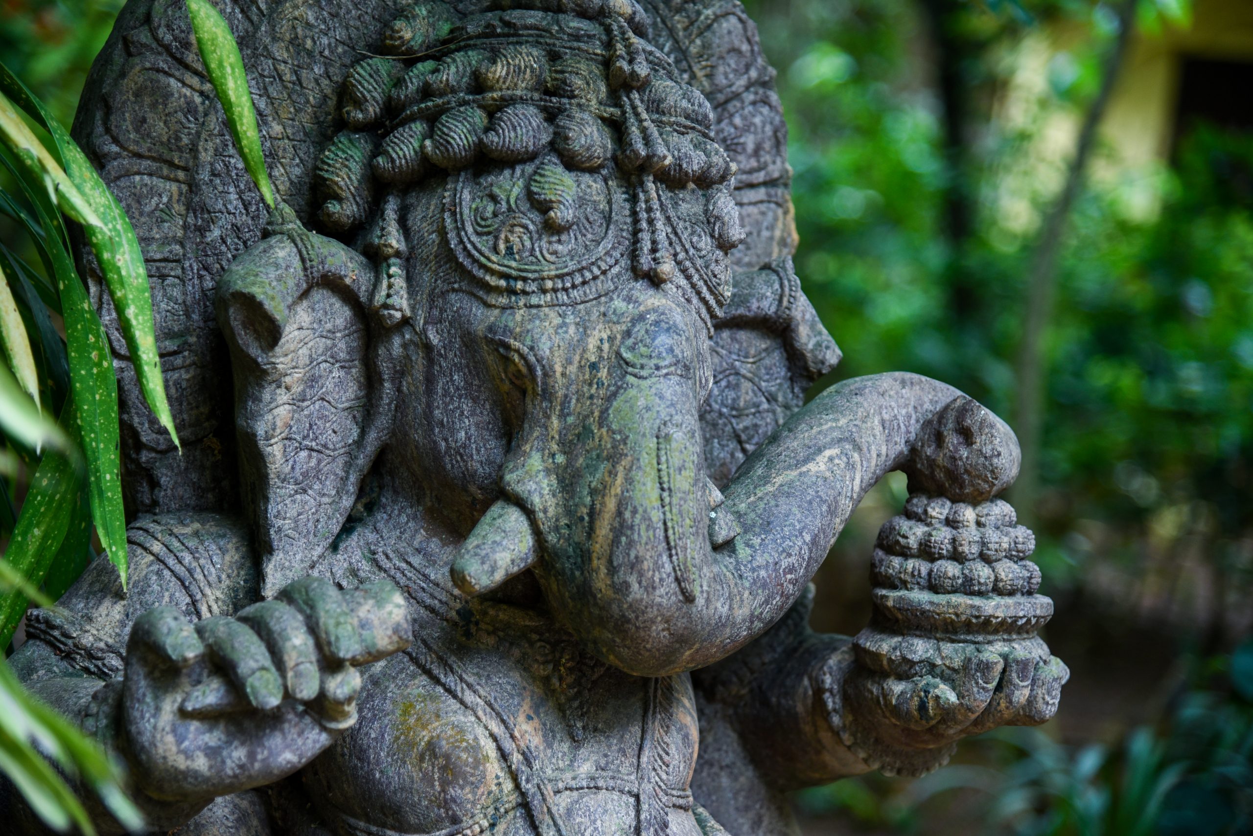 Ganapati stone idol