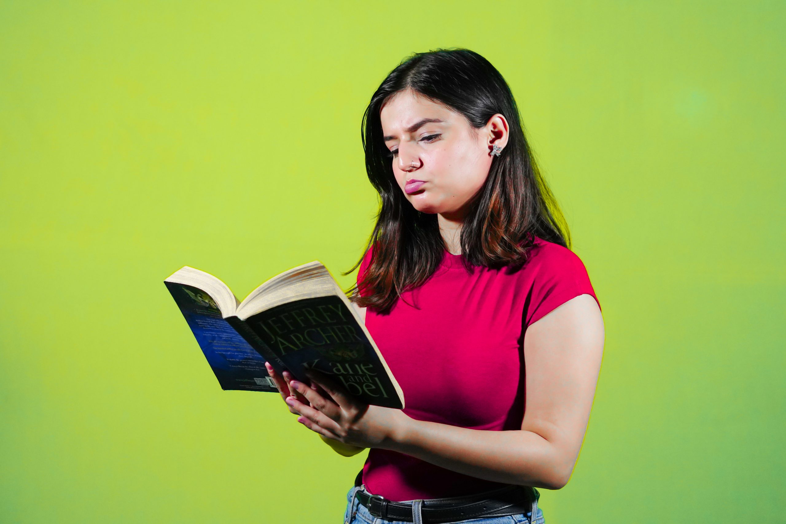 Girl Reading A Book