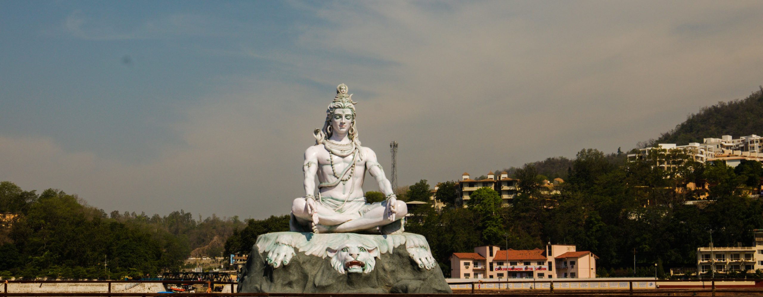 A statue of lord Shiva