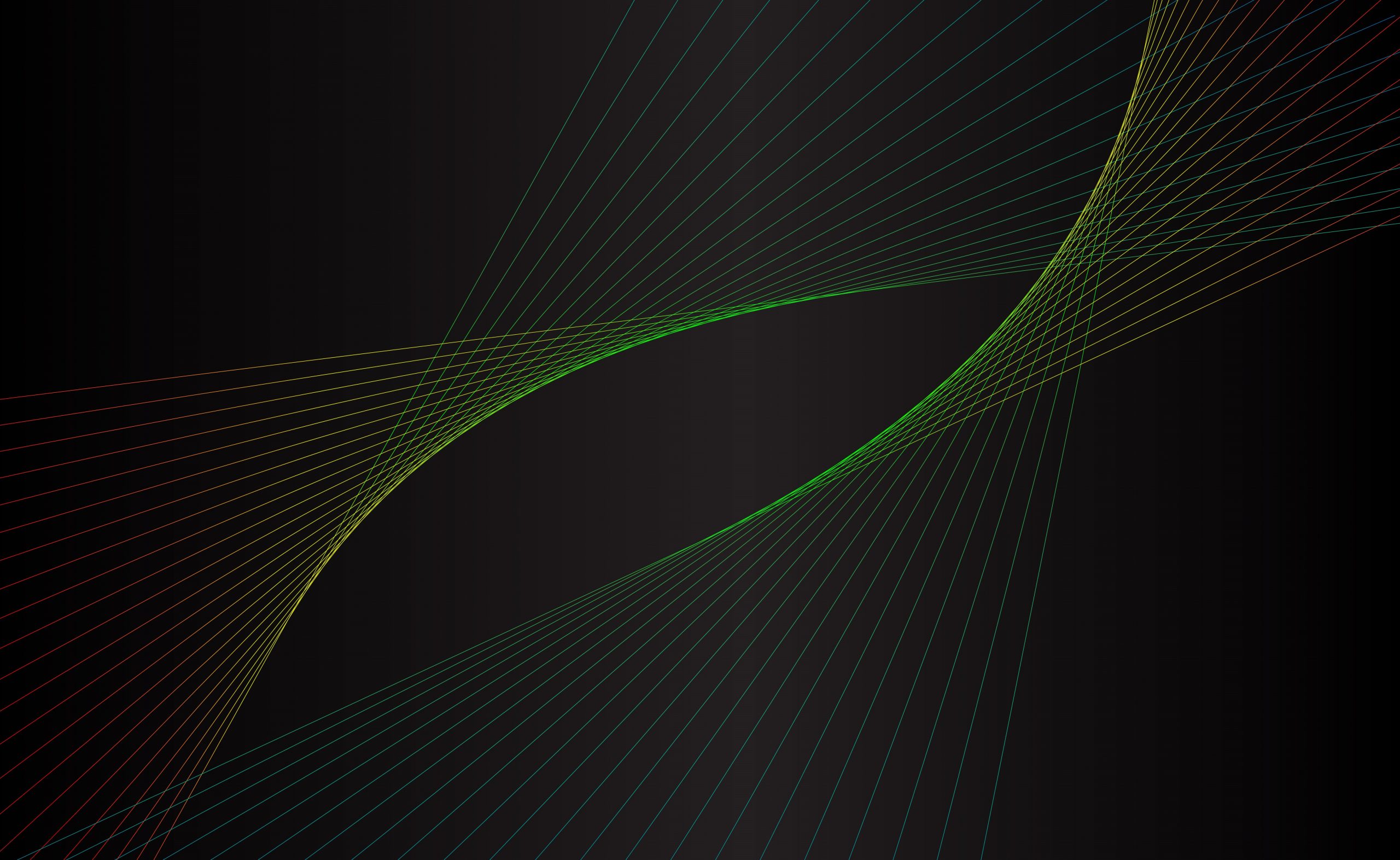 Abstract Green Lines