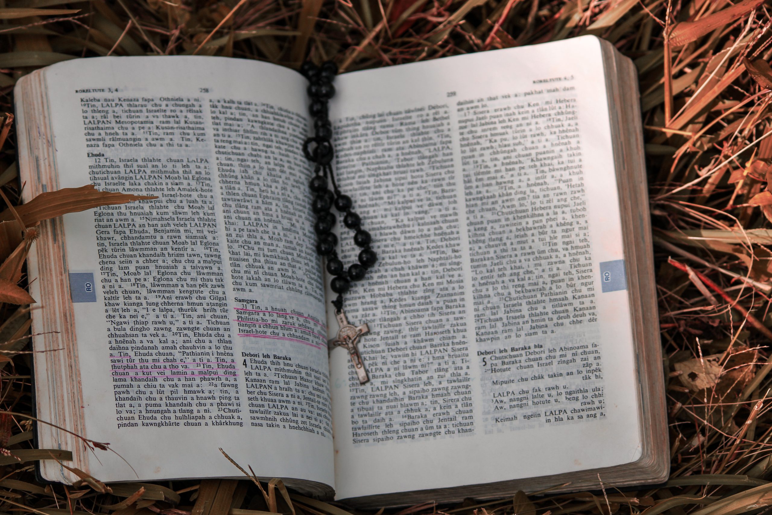 bible and cross