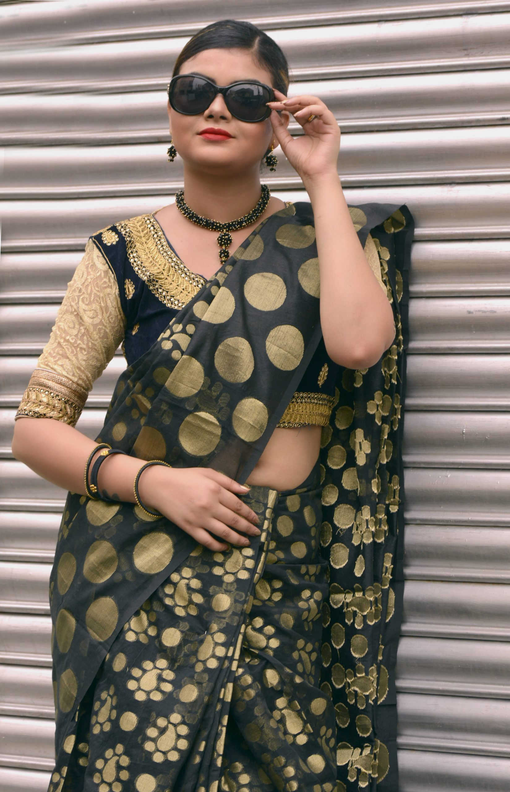 A woman in sari