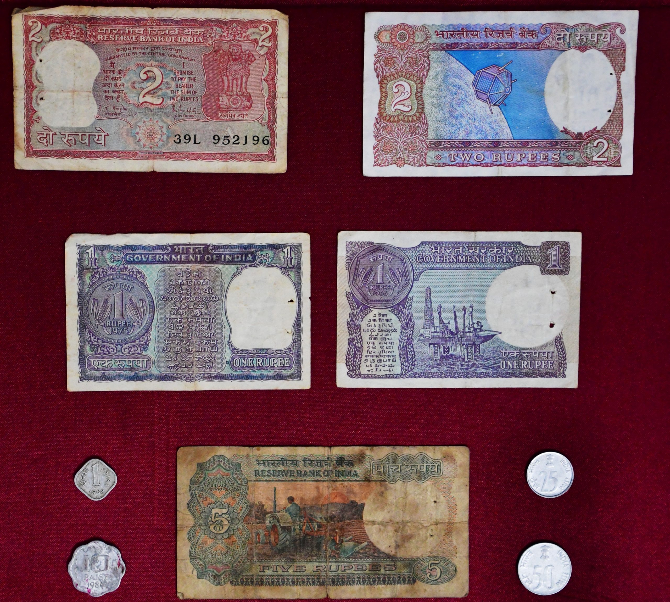 old indian currency