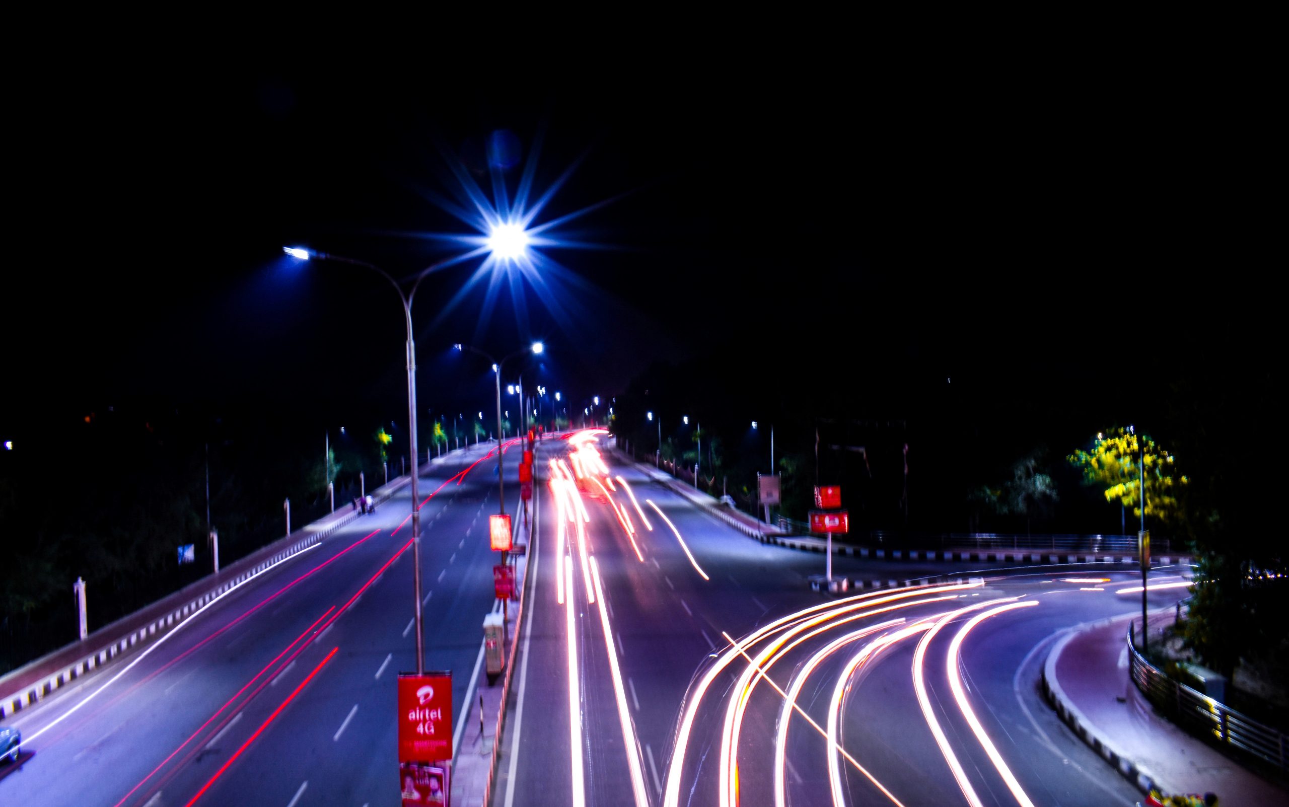 Road at nights