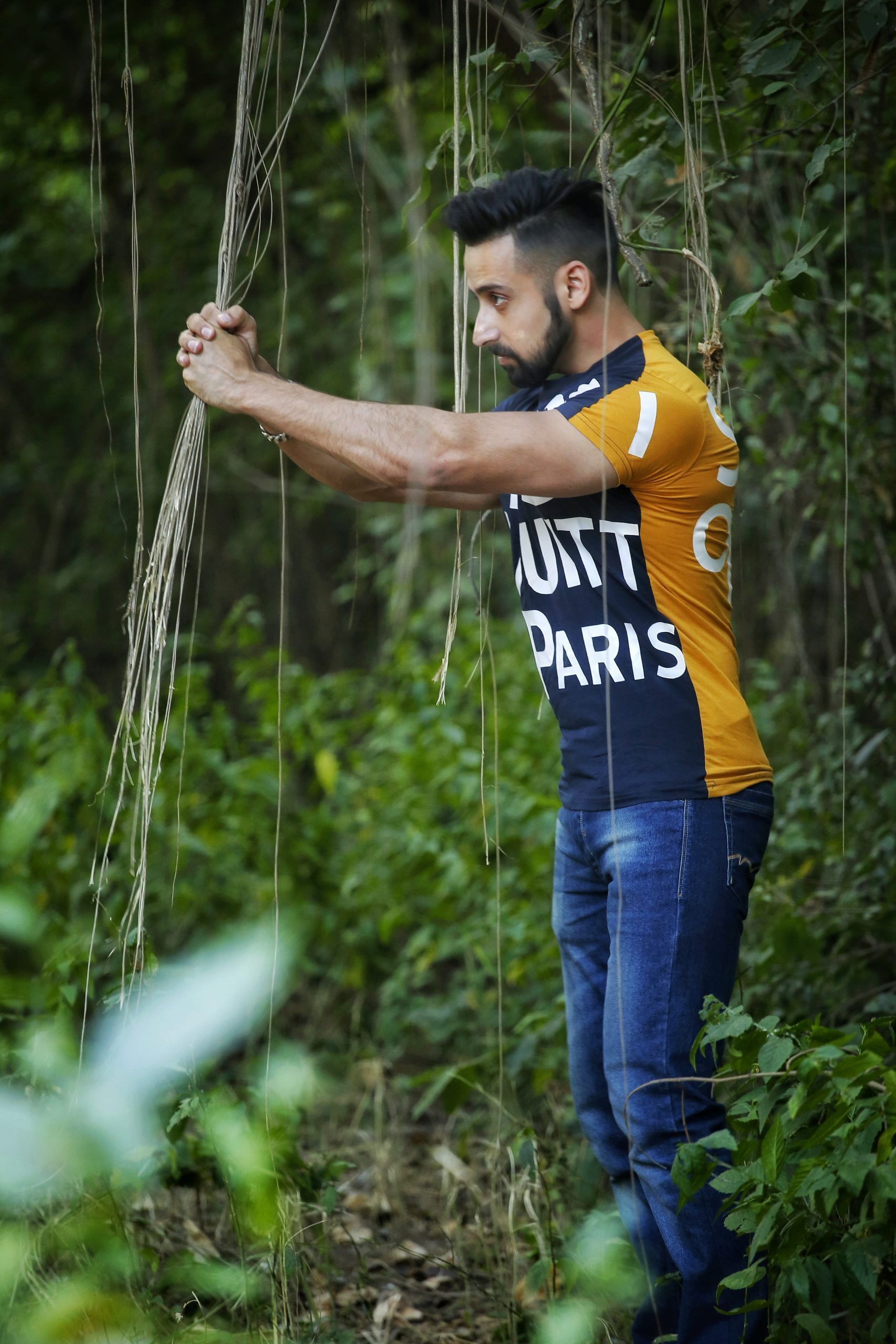 Male fitness portrait